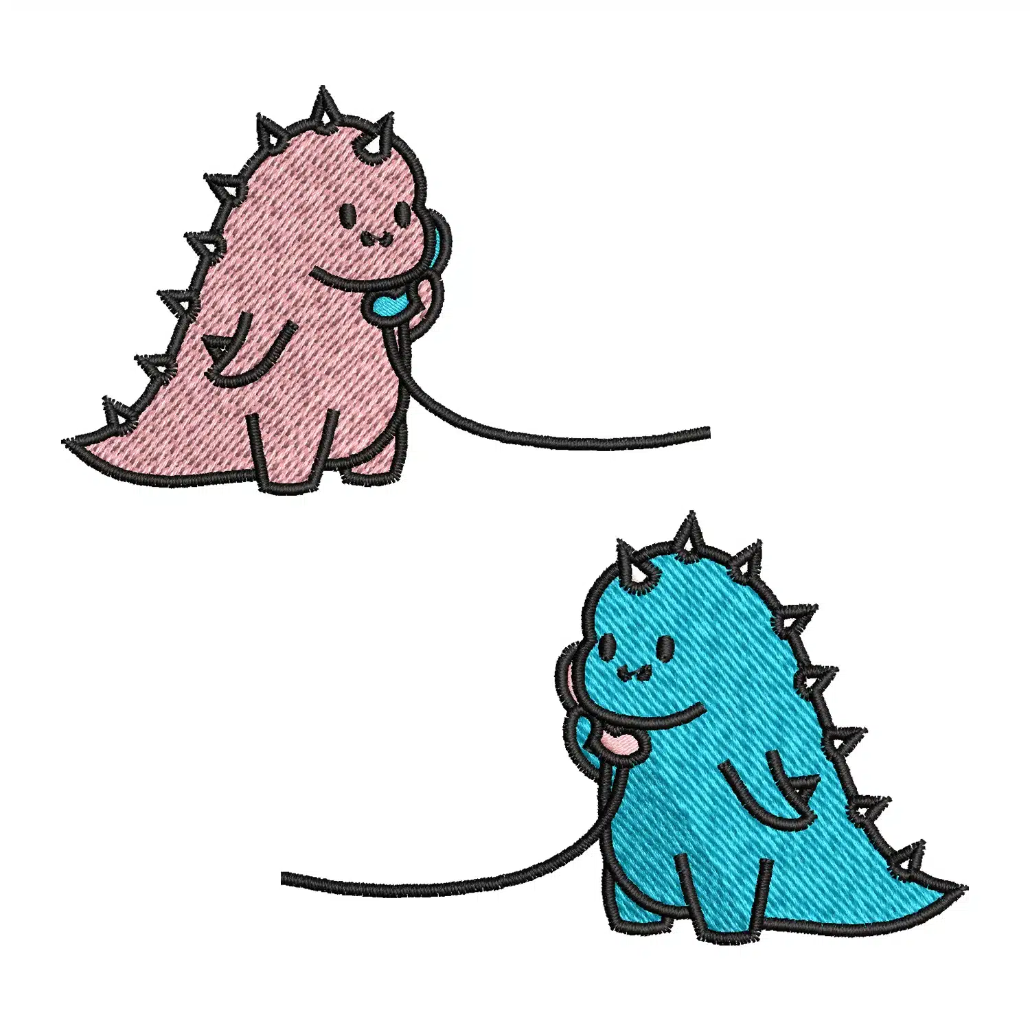 Dinosaurs on Call Embroidery Design Dinosaurs on Call Embroidery Design