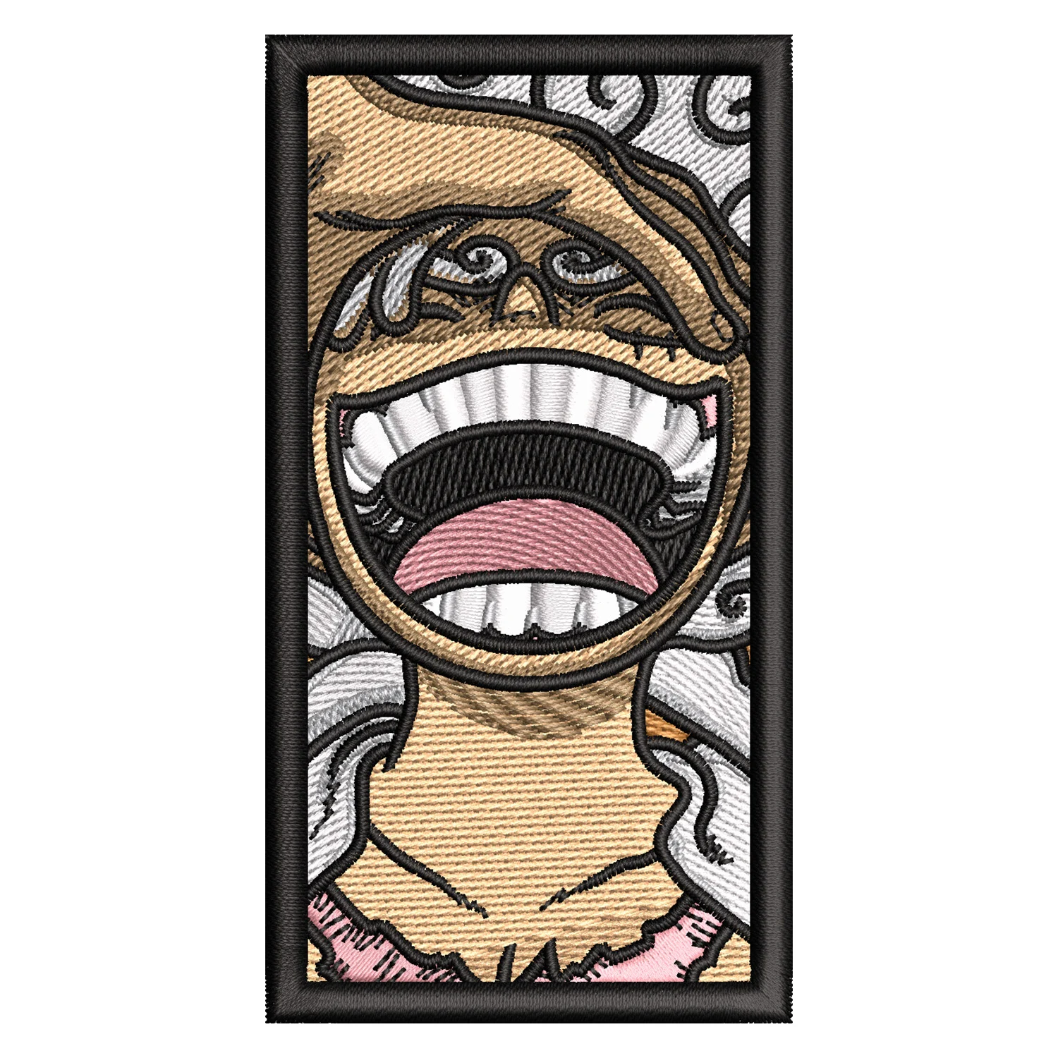 Luffy Gear5 Embroidery Design