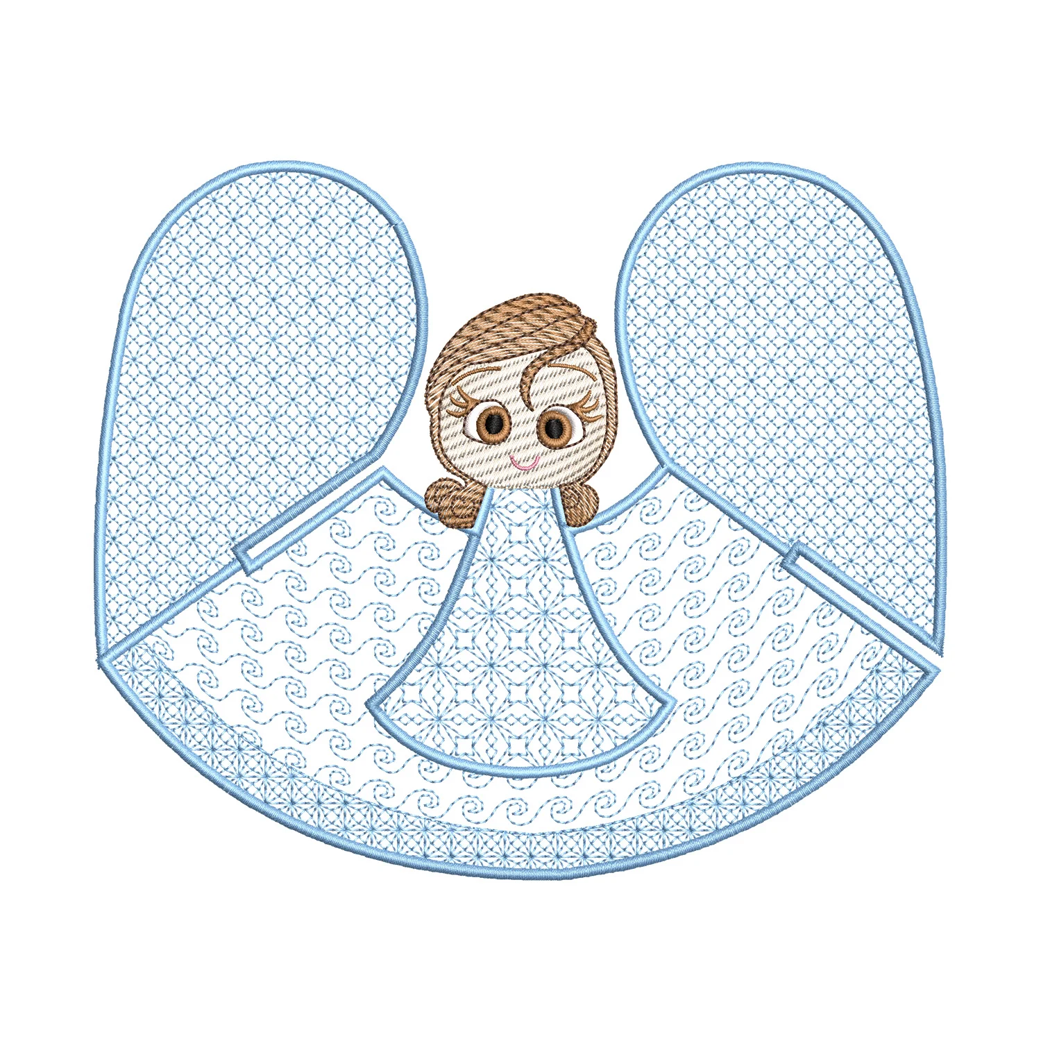 Angel Girl Embroidery Design