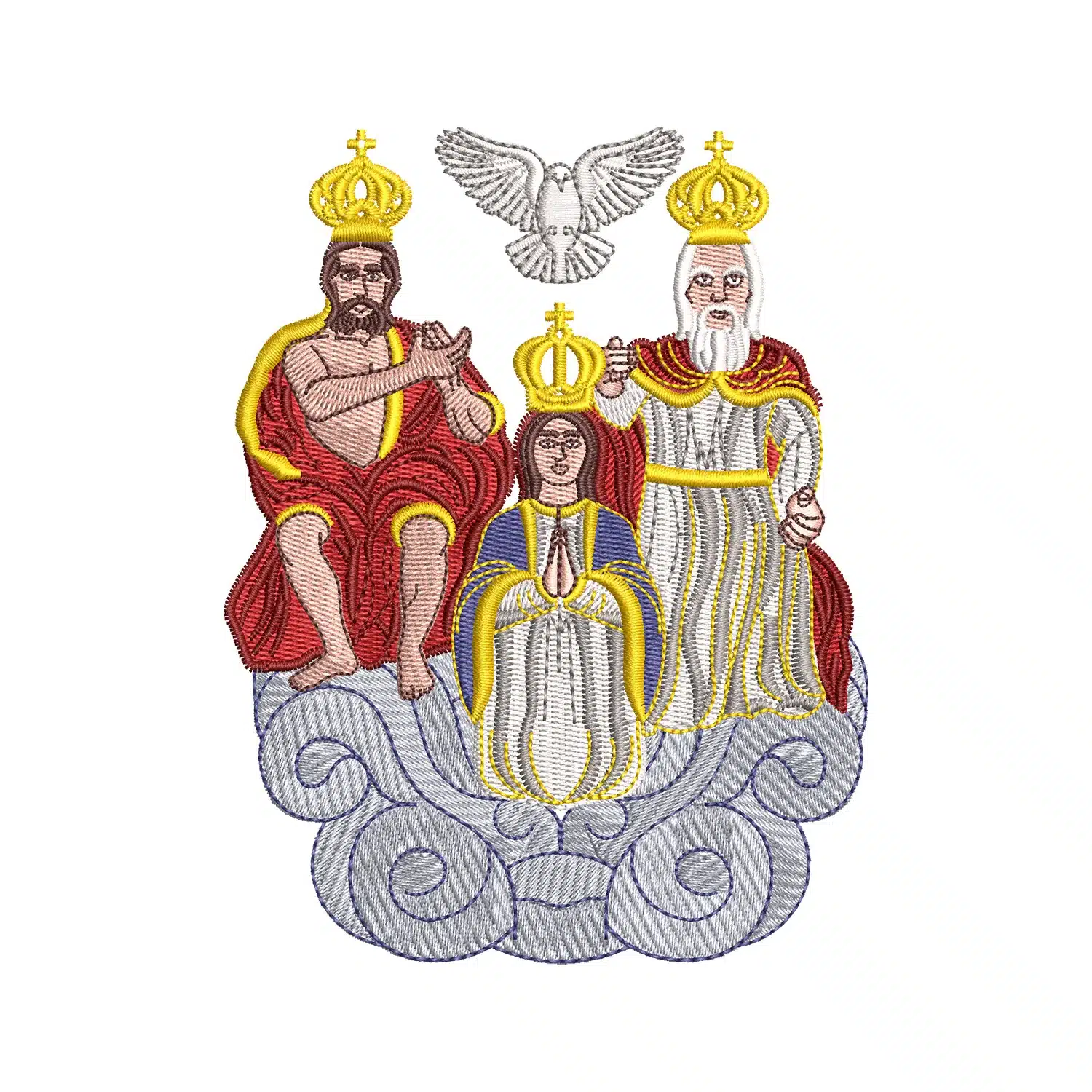 Eternal Father Embroidery Design