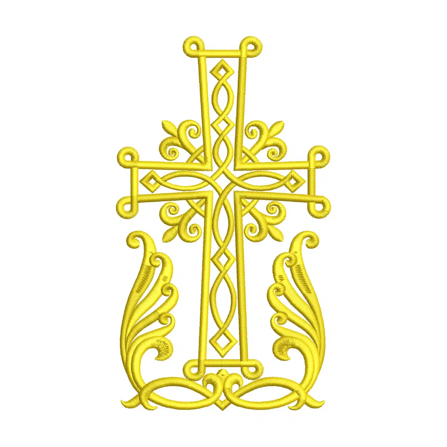 Holy Cross Embroidery Design