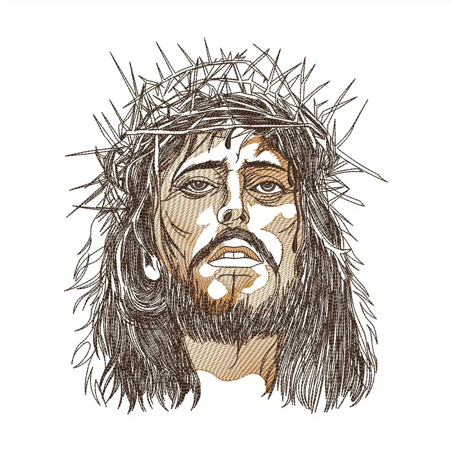 Jesus Embroidery Design