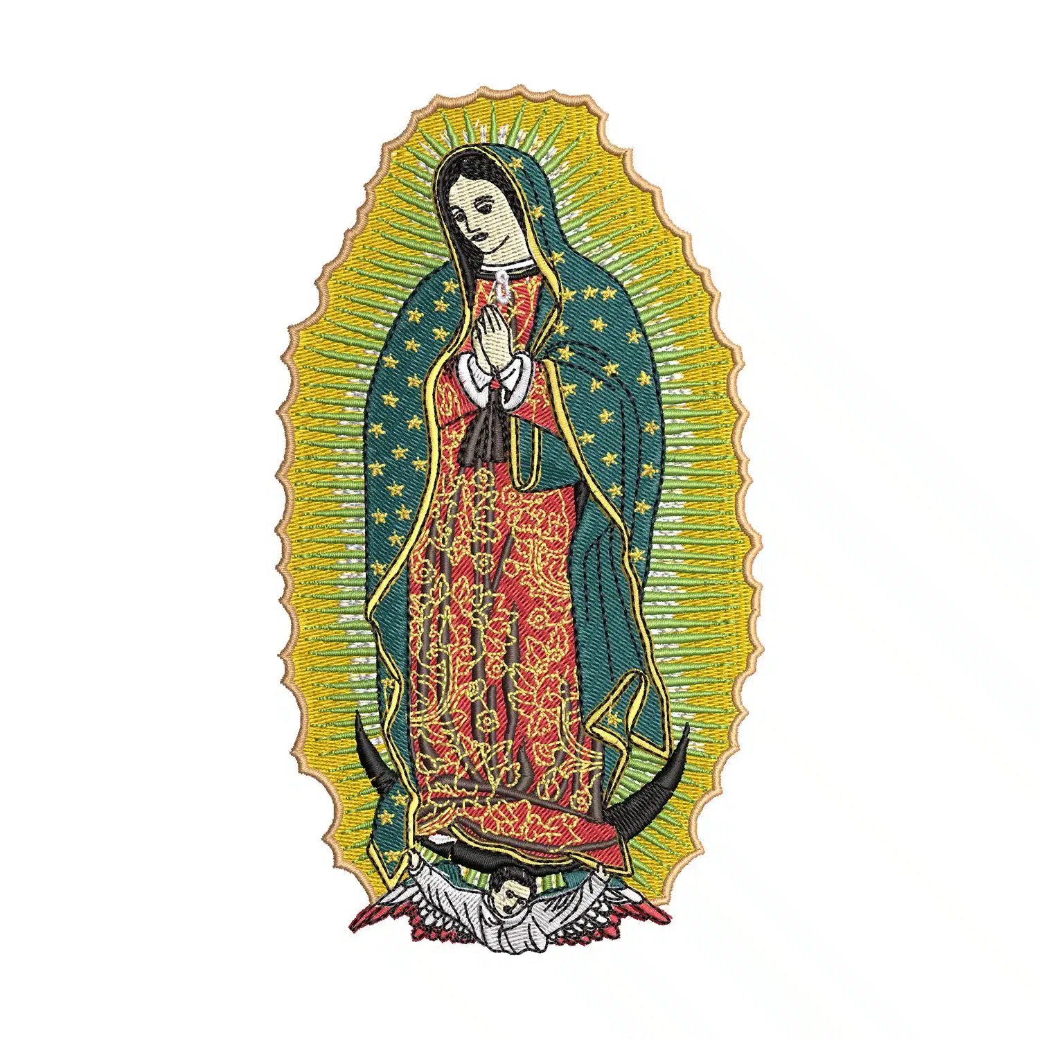 Our Lady of Guadalupe Embroidery Design