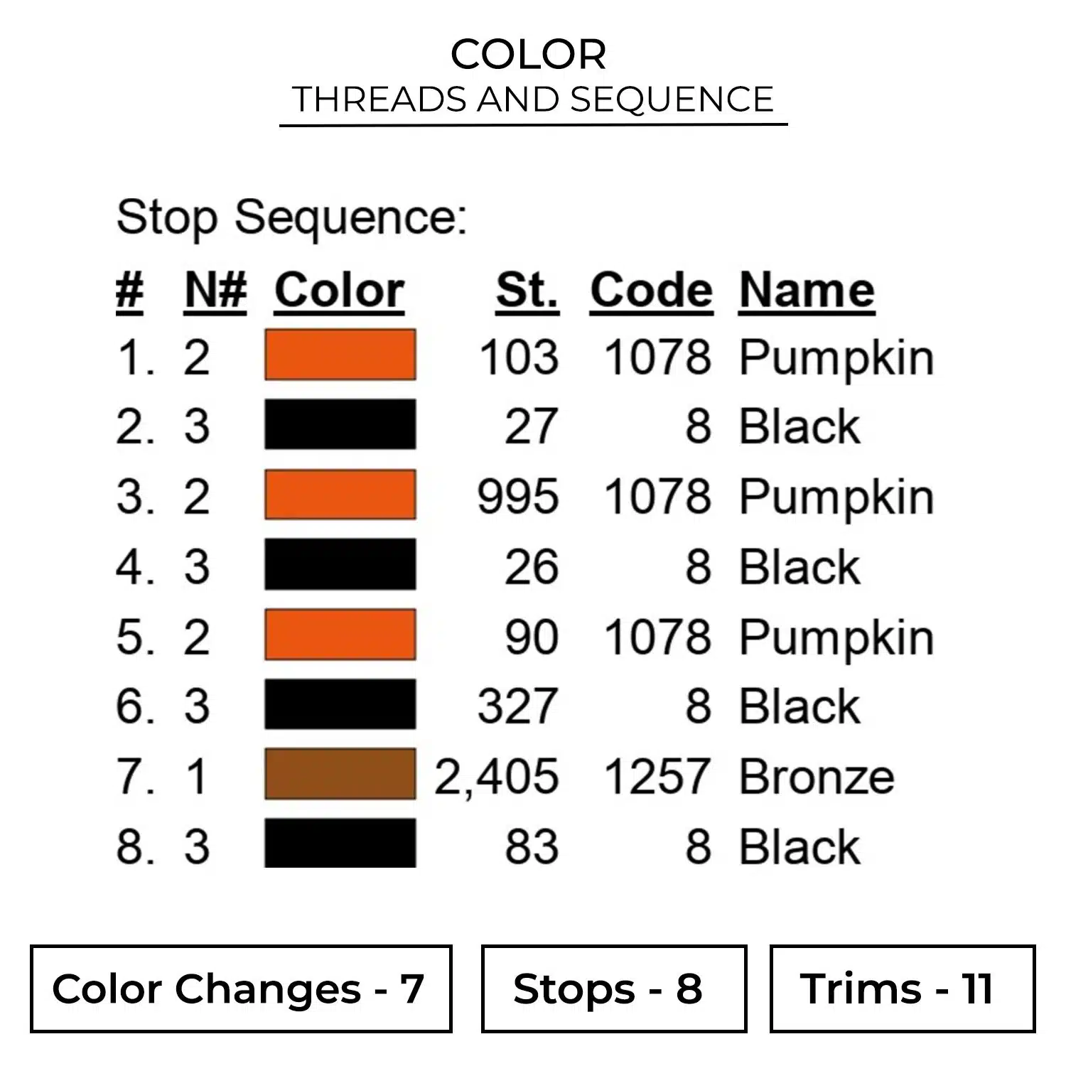 Giraffe Embroidery Design - Animal Embroidery Design 2 Color AML50