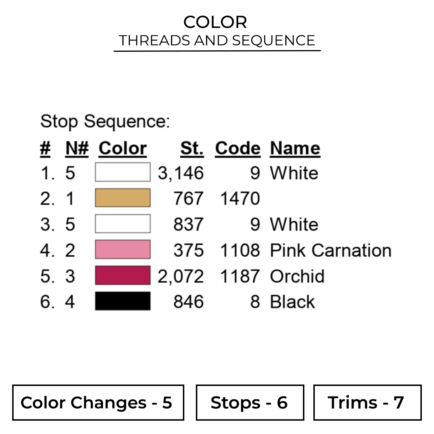 Flamingo Embroidery Design - Bird Embroidery Design 2 Color BRD12