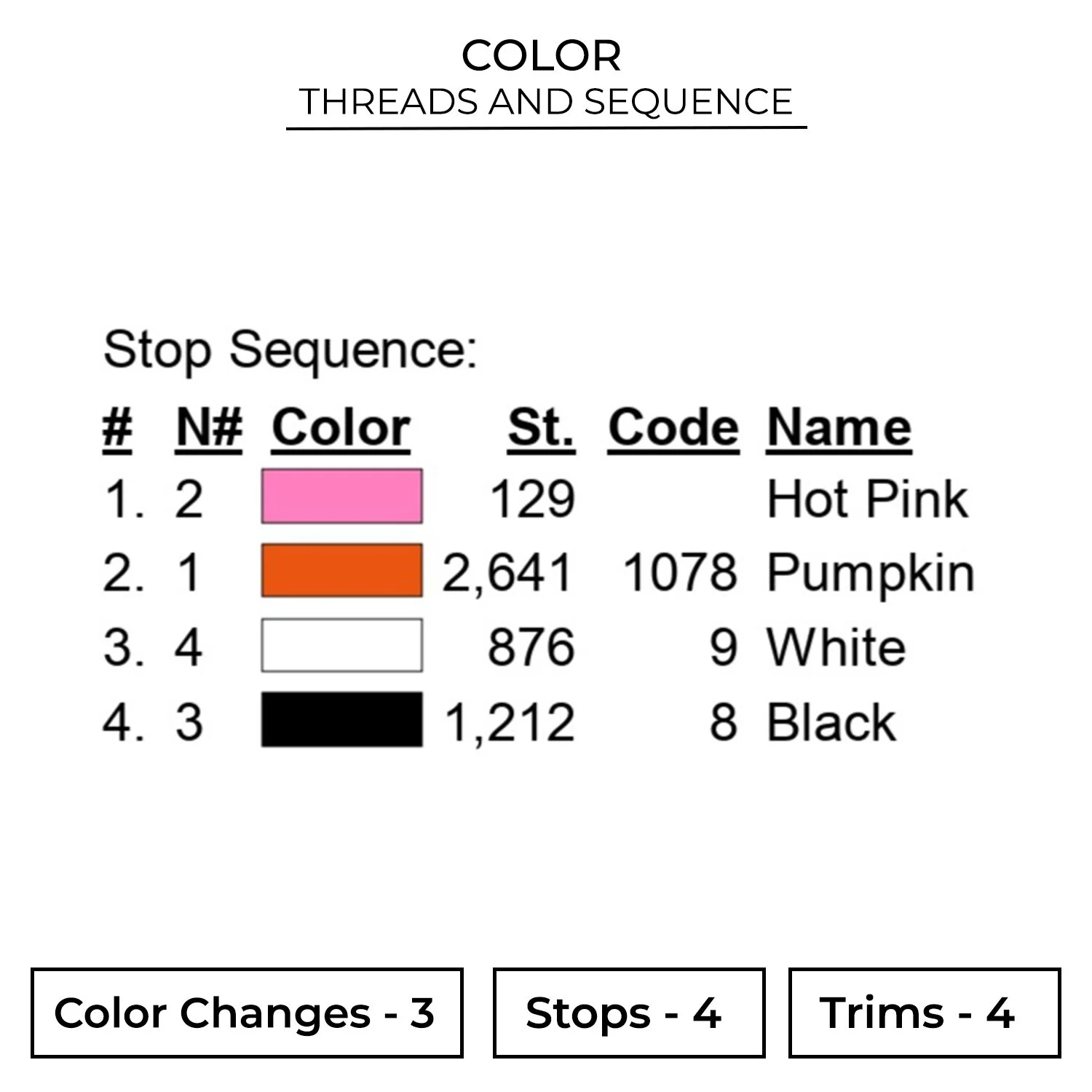 Tiger Embroidery Design - Cat Embroidery Design 2 Color CAT38