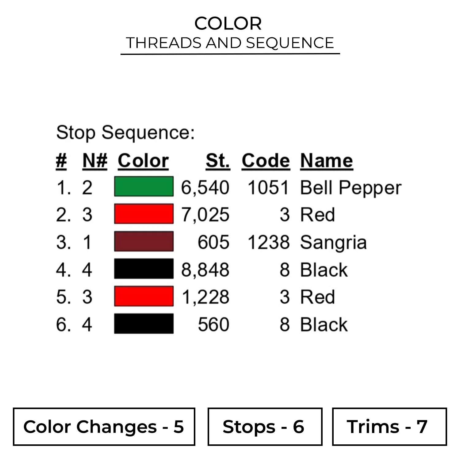 Rose Embroidery Design 2 Color FLR25