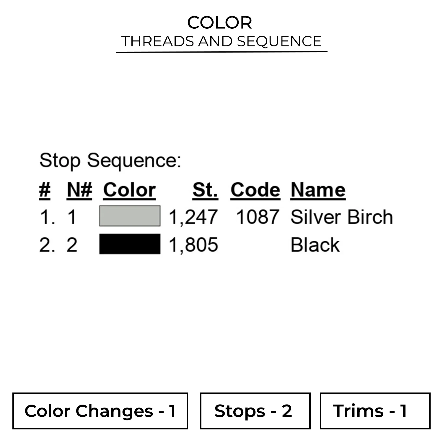 Sailing Boat Embroidery Design 2 Color TAO12