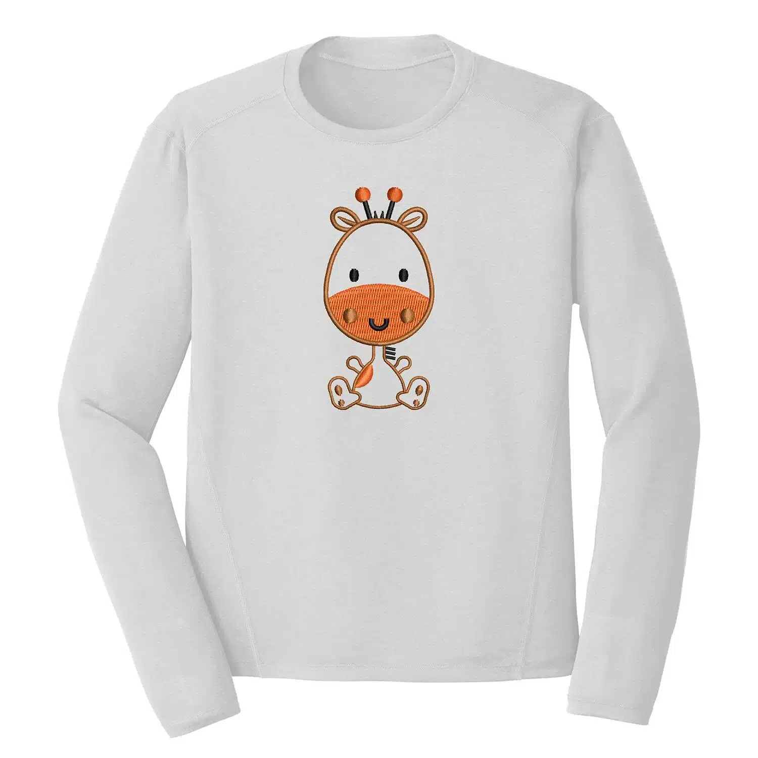 Giraffe Embroidery Design - Animal Embroidery Design 1 Mockup AML50