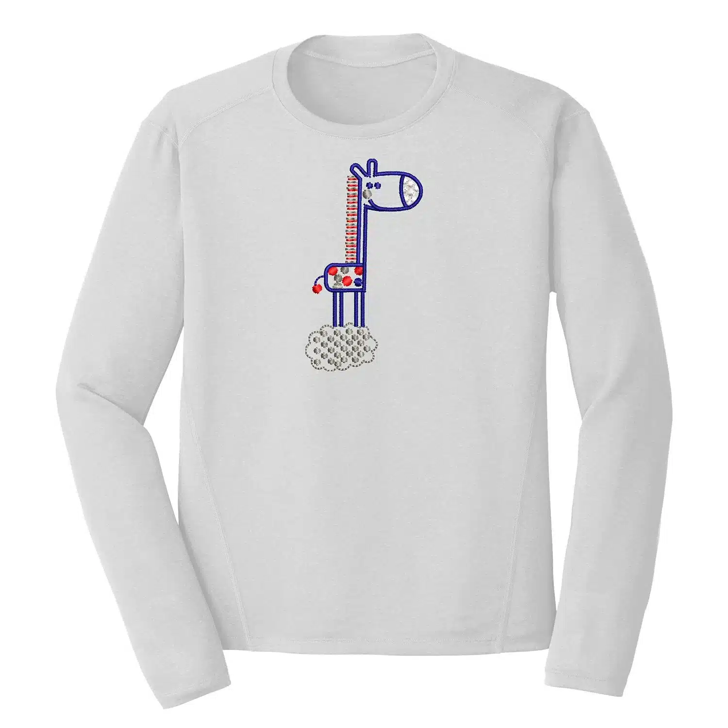 Giraffe on a Cloud Embroidery Design - Animal Embroidery Design 1 Mockup AML52