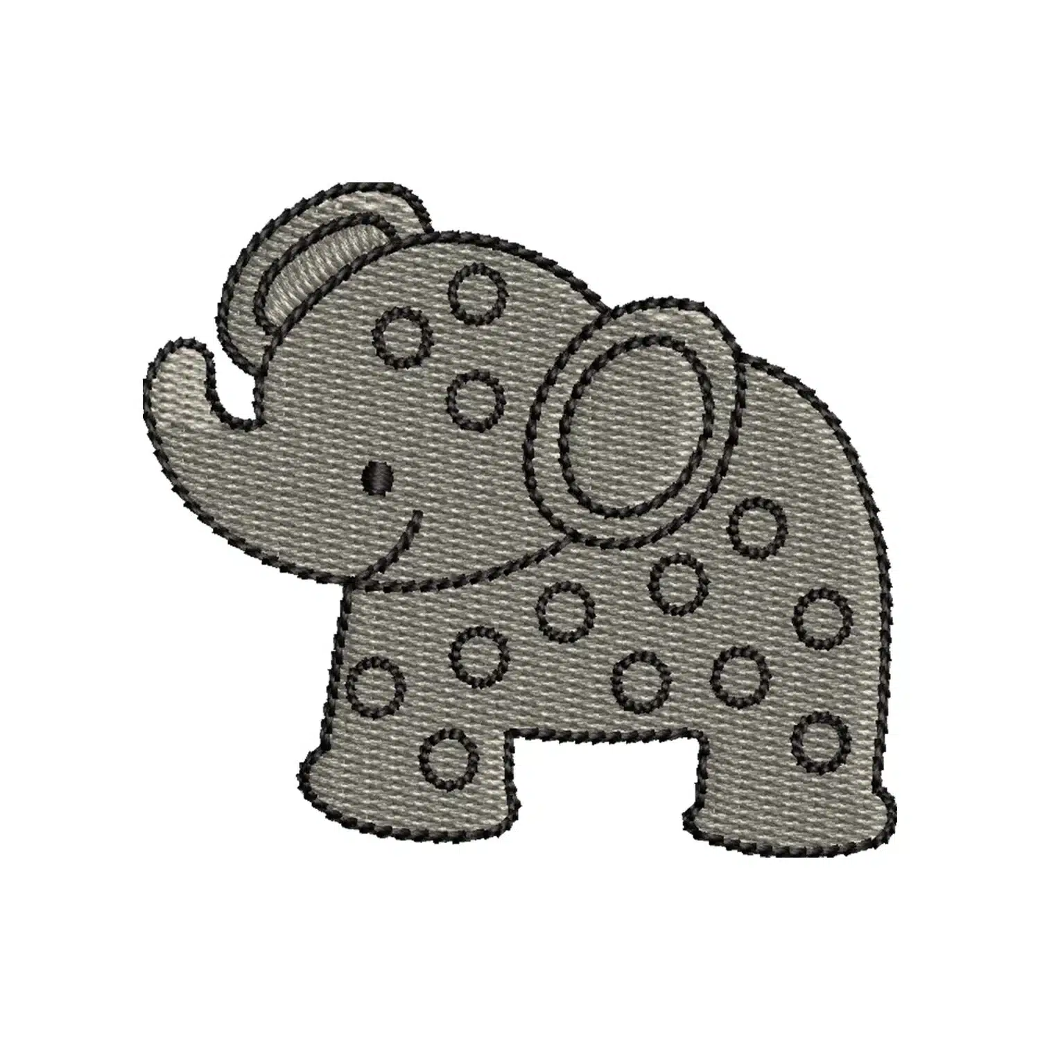 Baby Elephant Embroidery Design