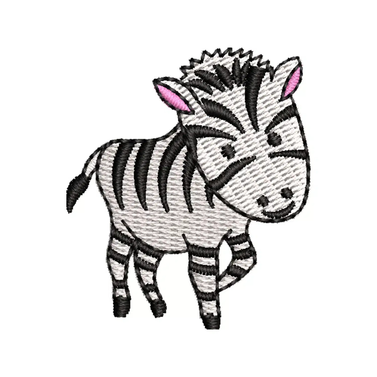 Zebra Embroidery Design