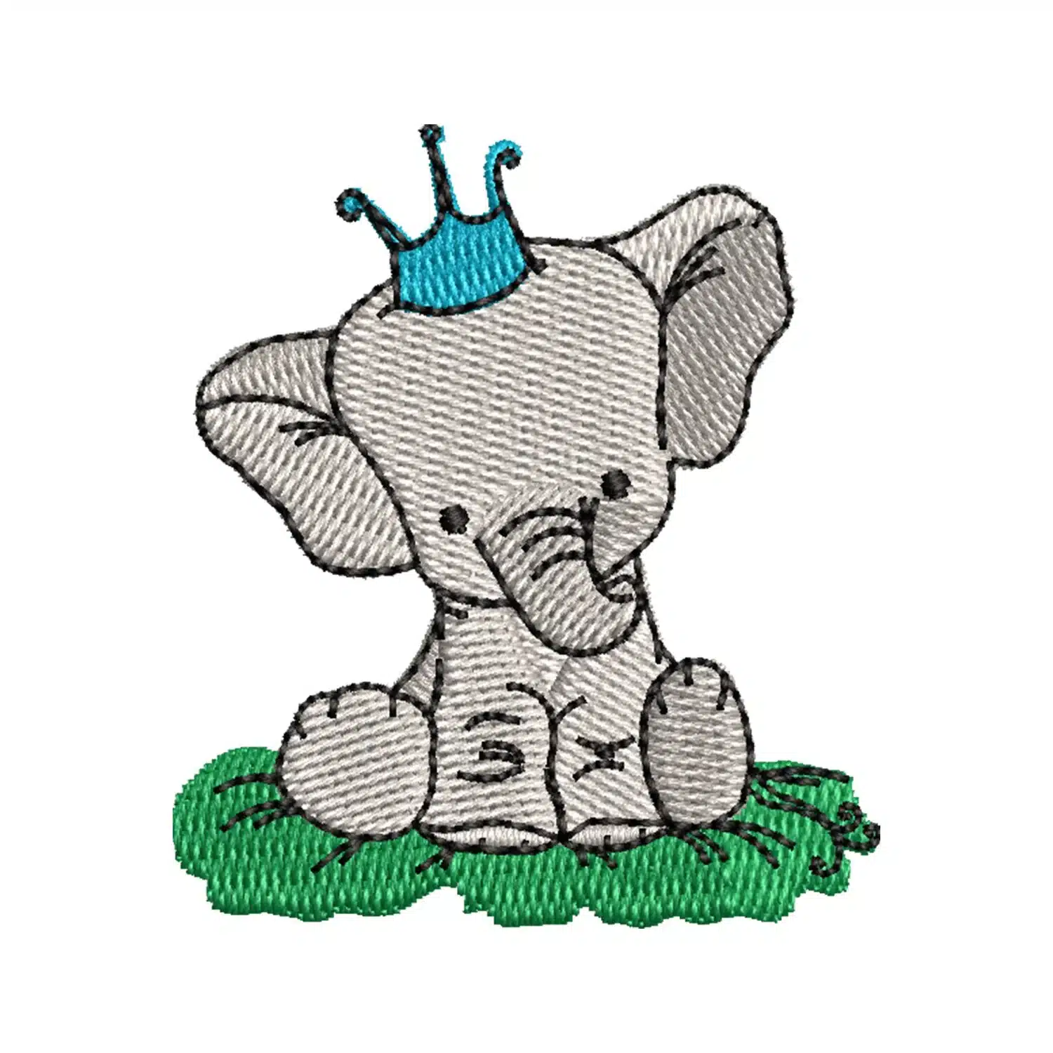 Elephant Embroidery Design