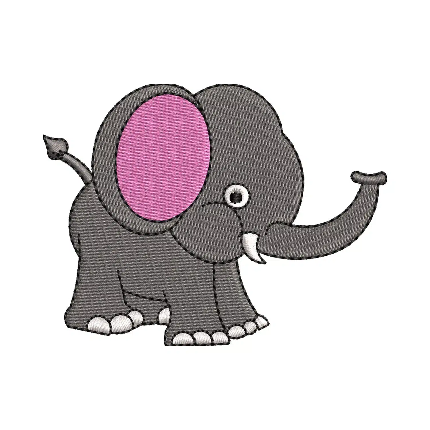Elephant Embroidery Design