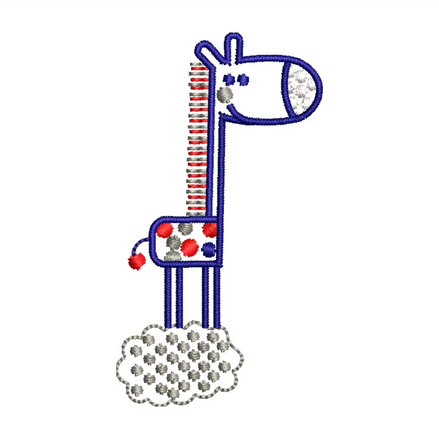 Giraffe on a Cloud Embroidery Design Giraffe on a Cloud Embroidery Design