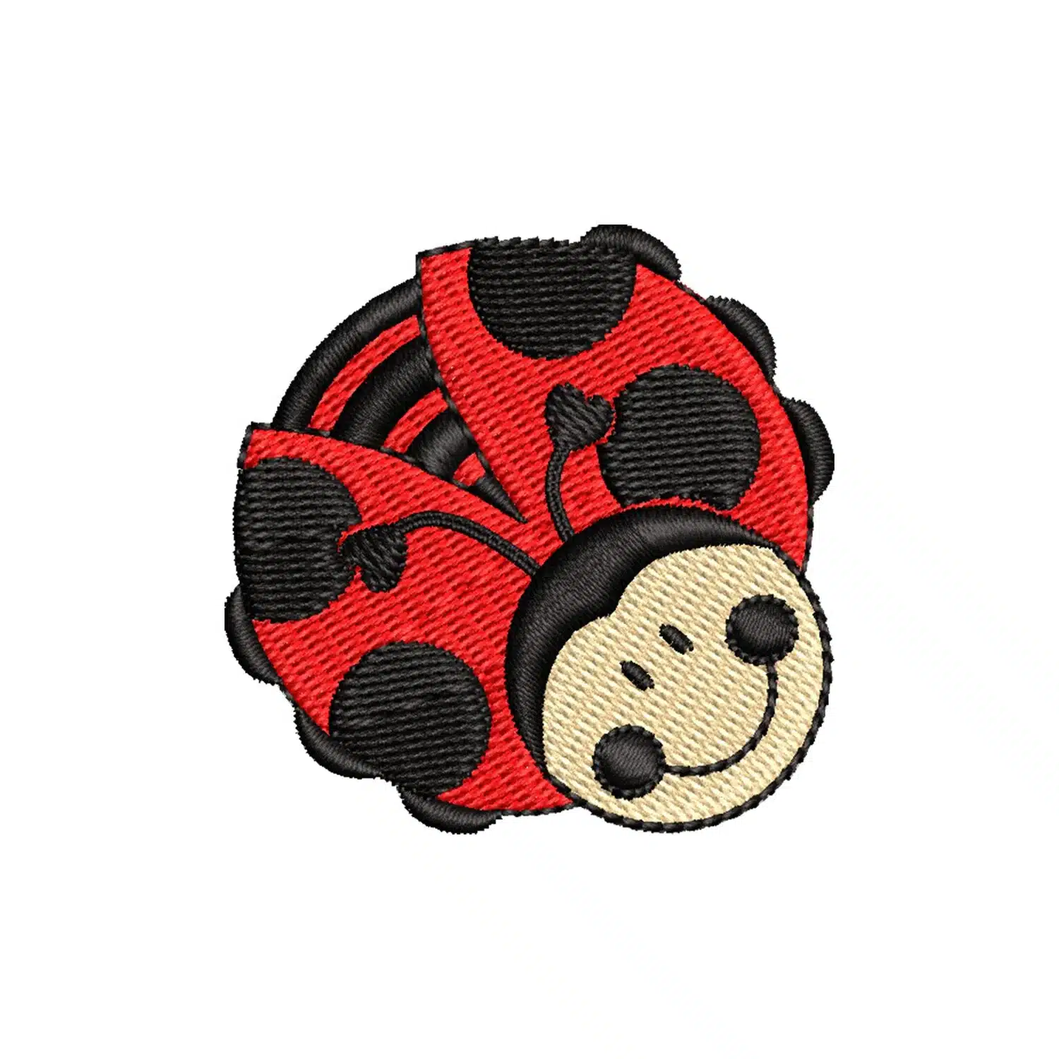 Happy Ladybug Embroidery Design Happy Ladybug Embroidery Design