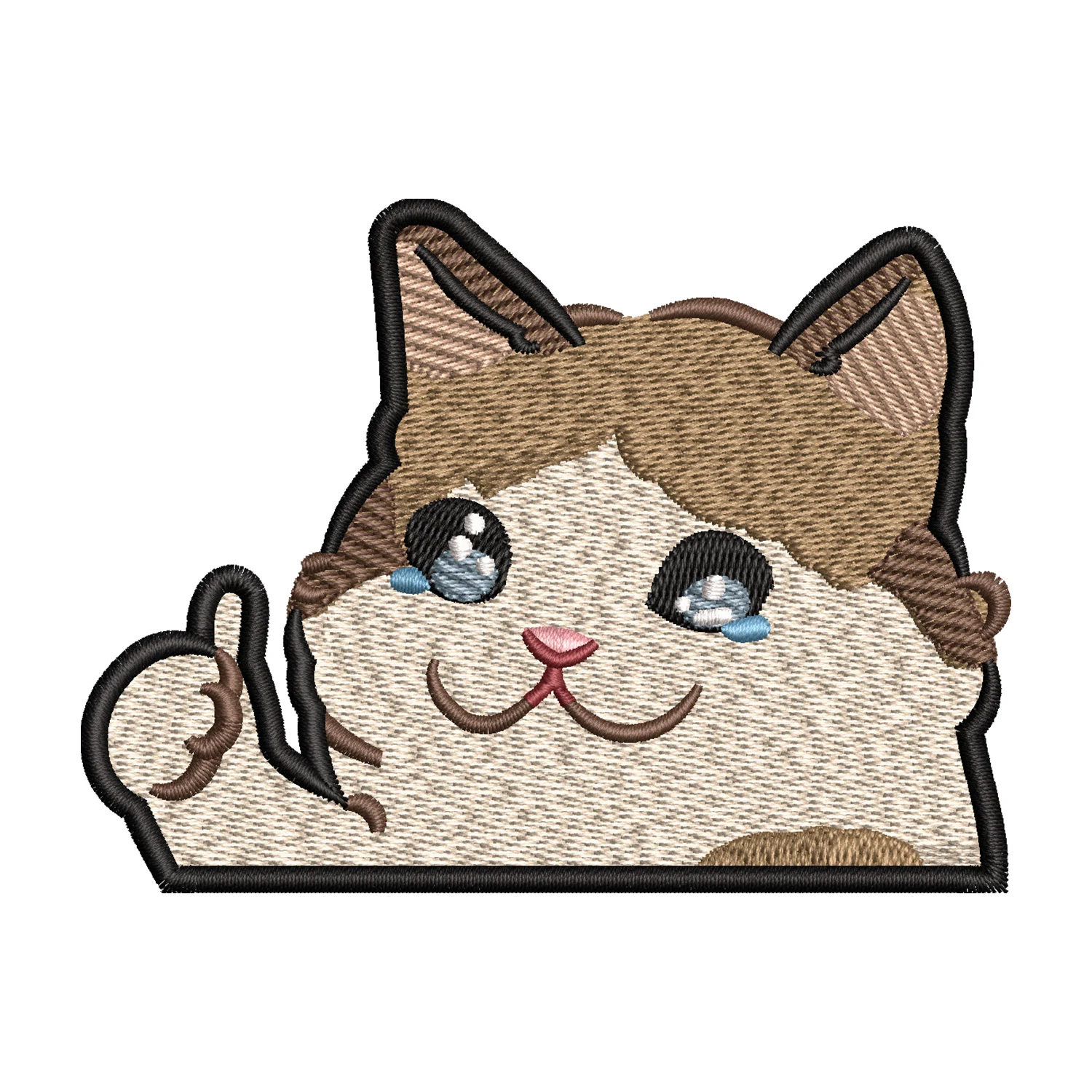 Cat Its Okay Embroidery Design