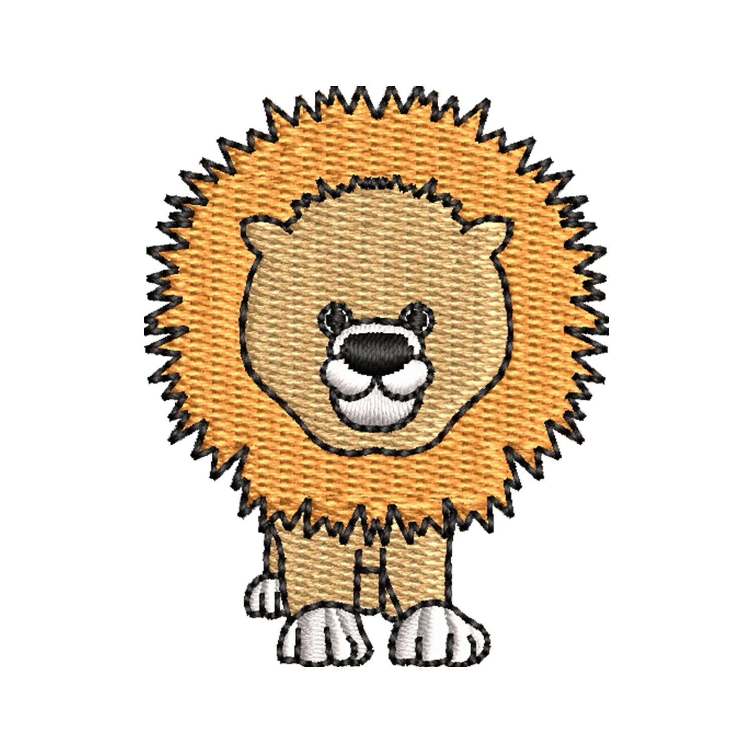 Lion Embroidery Design
