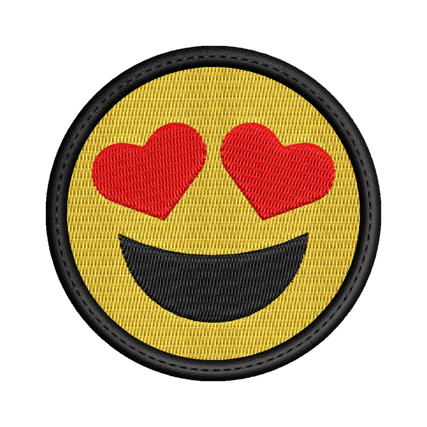 Lovely Heart Eyes Emogi Embroidery Design