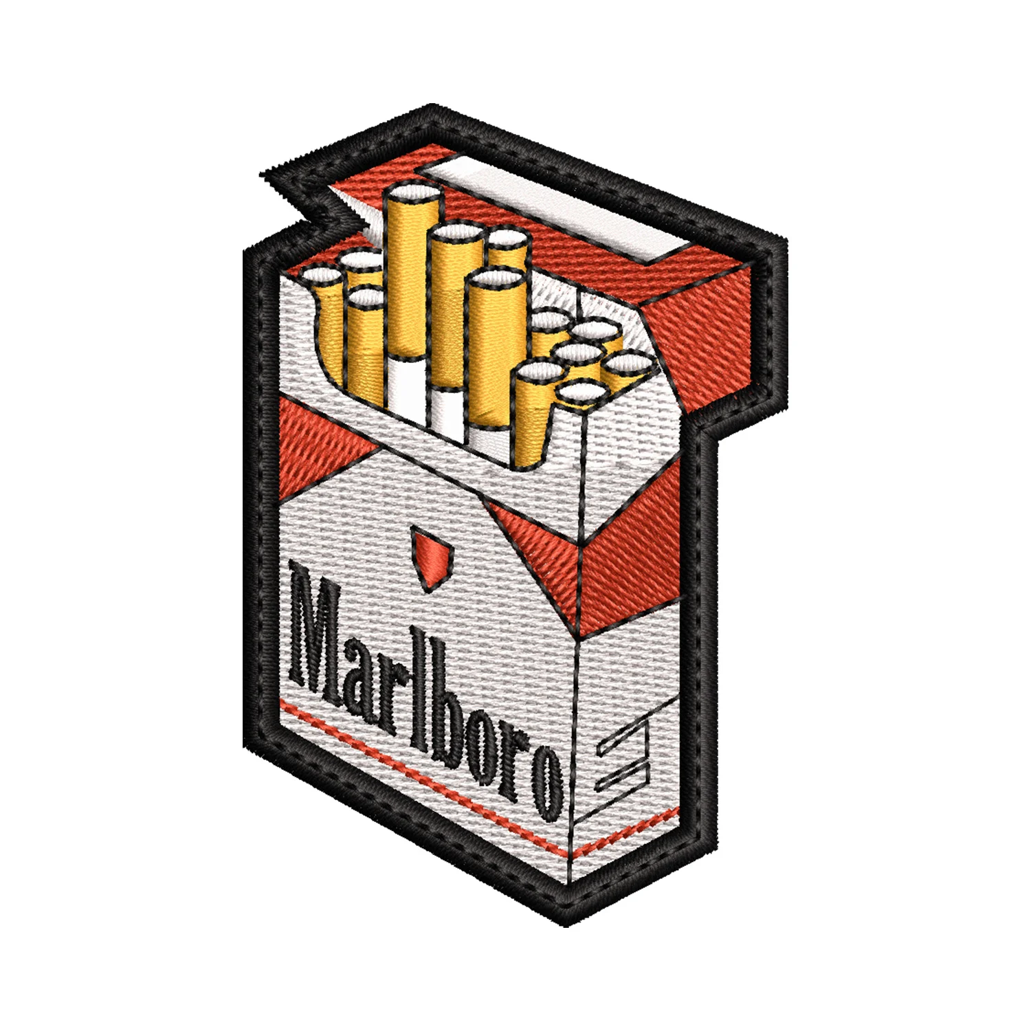 Cigarette Embroidery Design