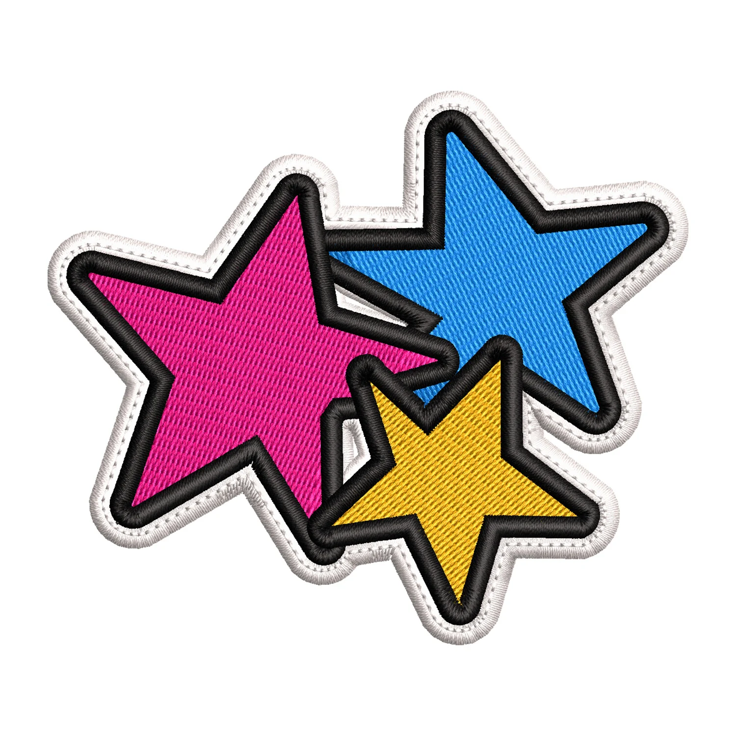 Stars Embroidery Design