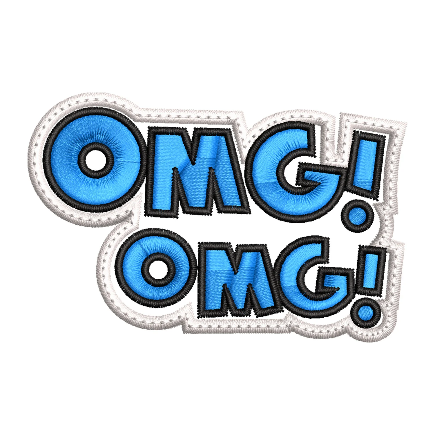 Omg Omg Embroidery Design