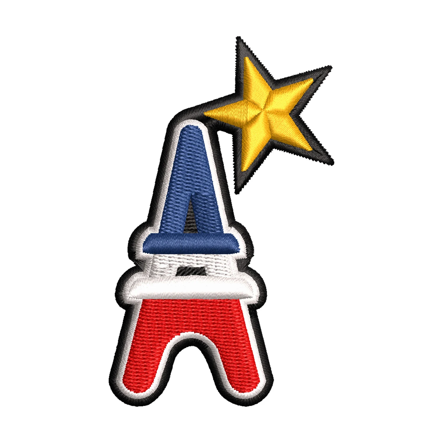 Mini Eiffel Tower Embroidery Design