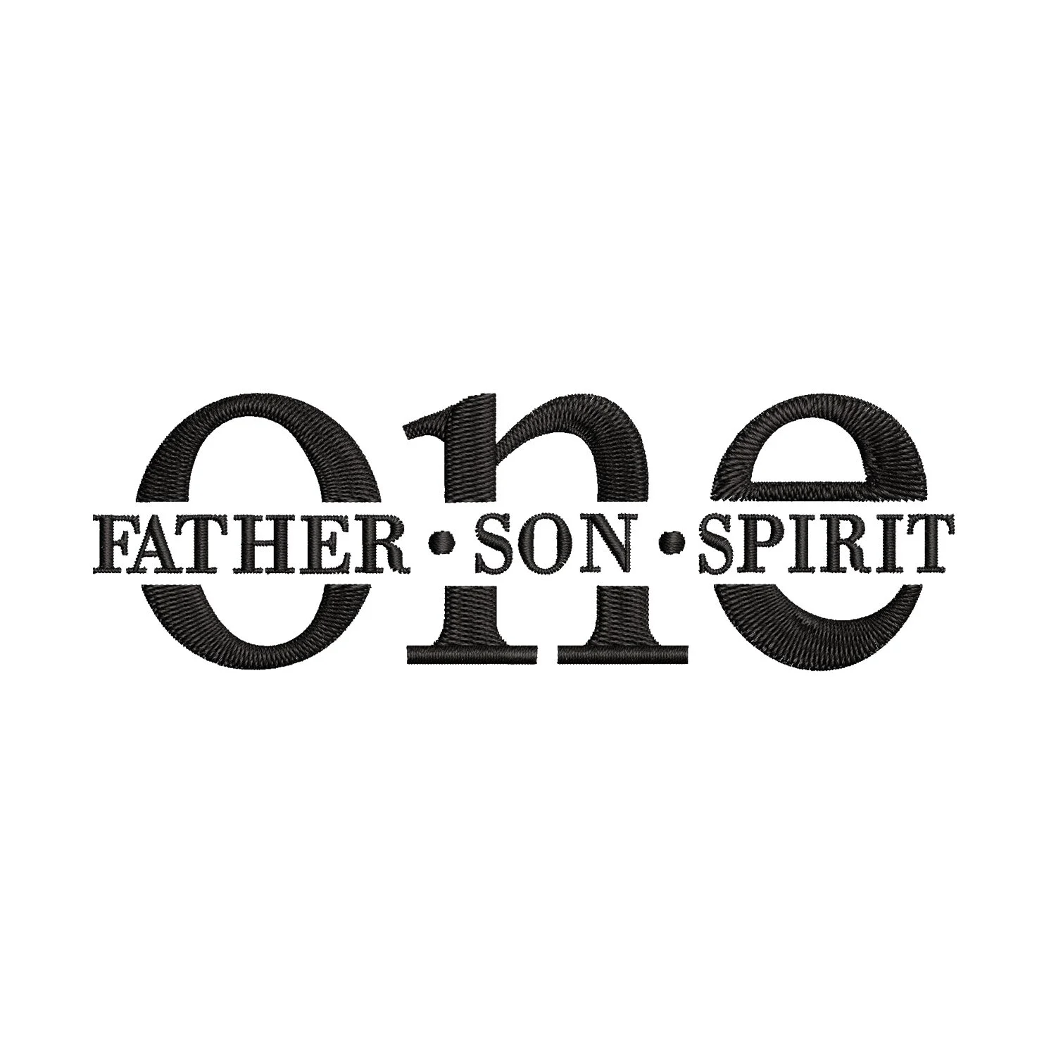 Father Son Spirit Embroidery Design