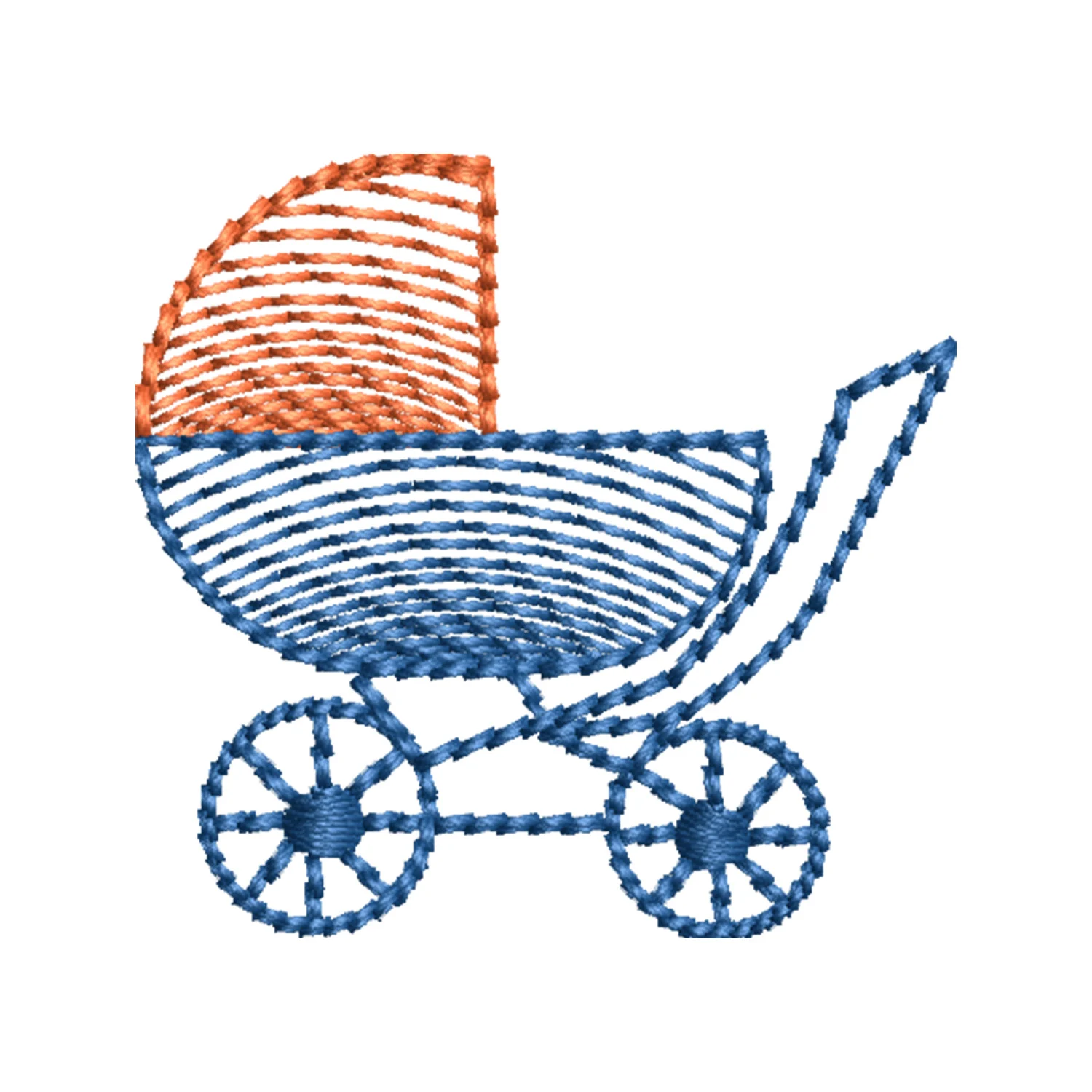Baby Crib Embroidery Design