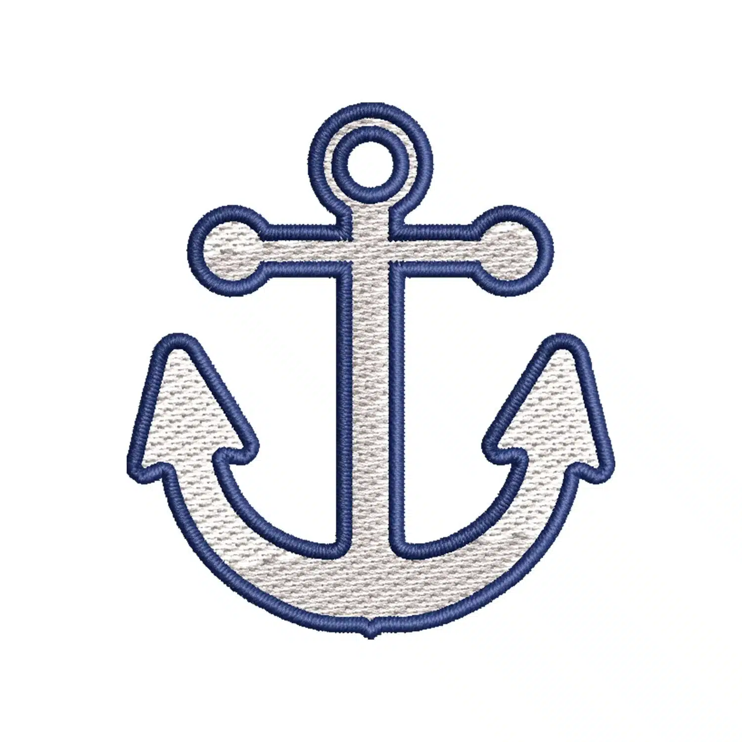 Ship Anchor Embroidery Design