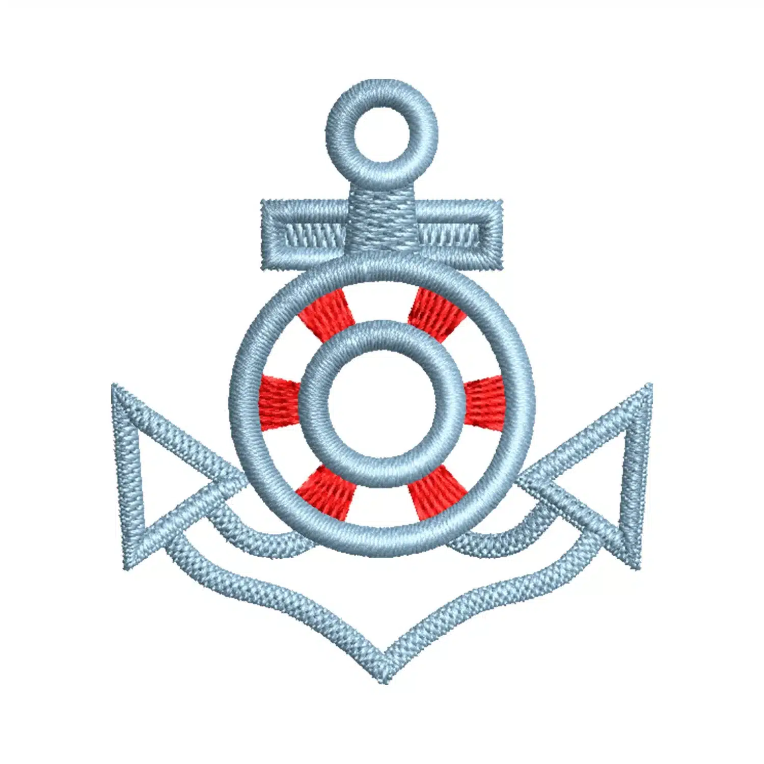 Ship Anchor Embroidery Design