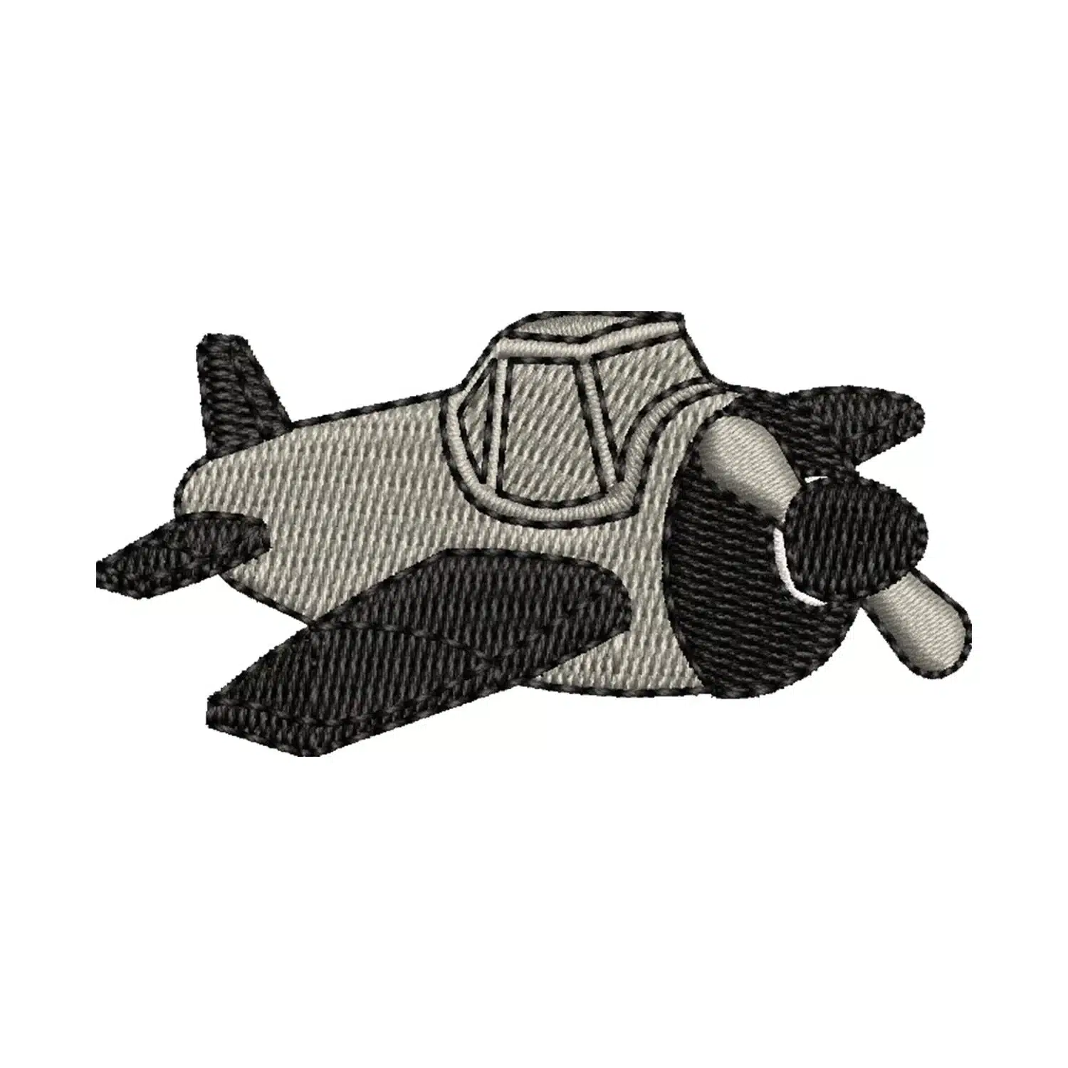 Toy Airplane Embroidery Design