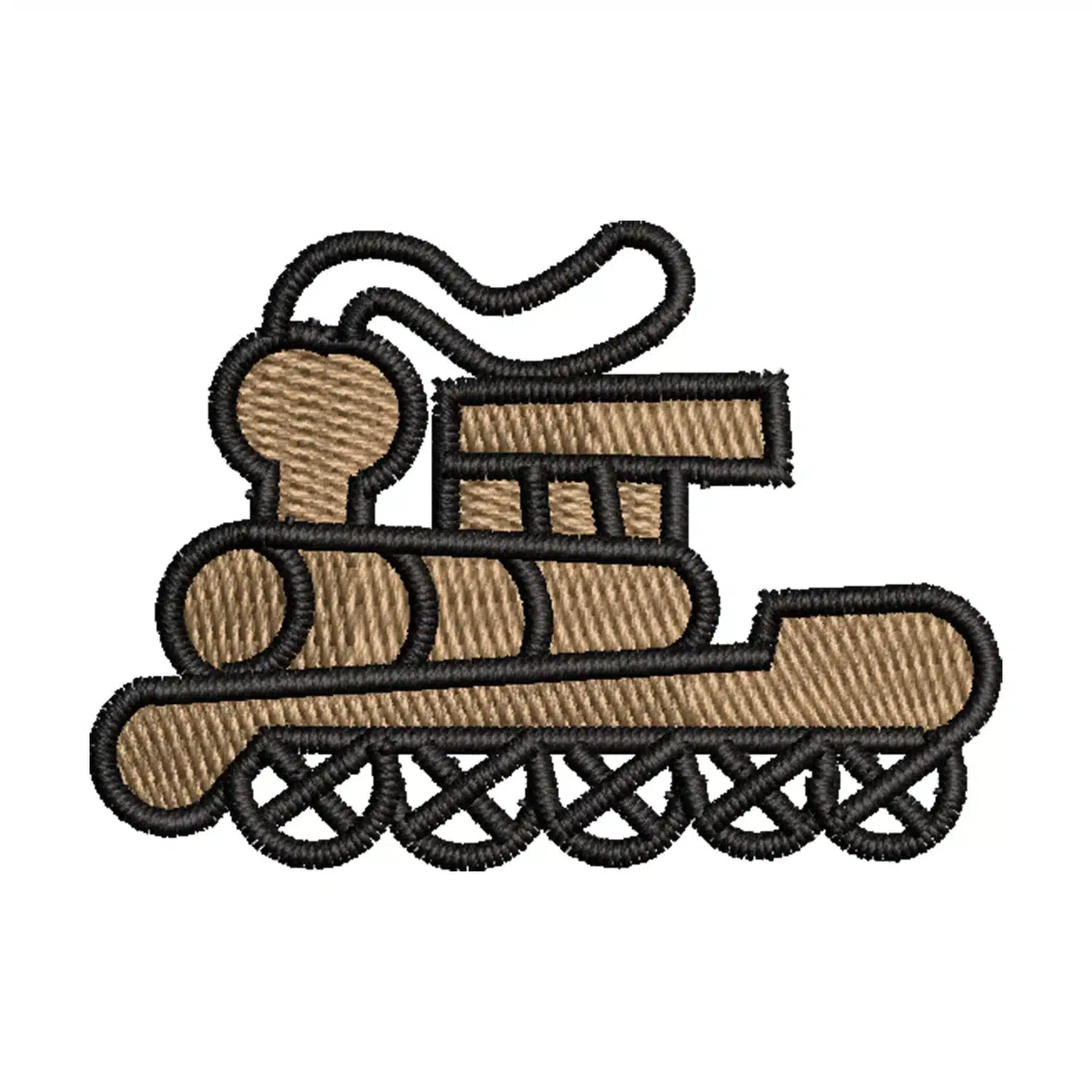 Toy Steam Engine Embroidery Design