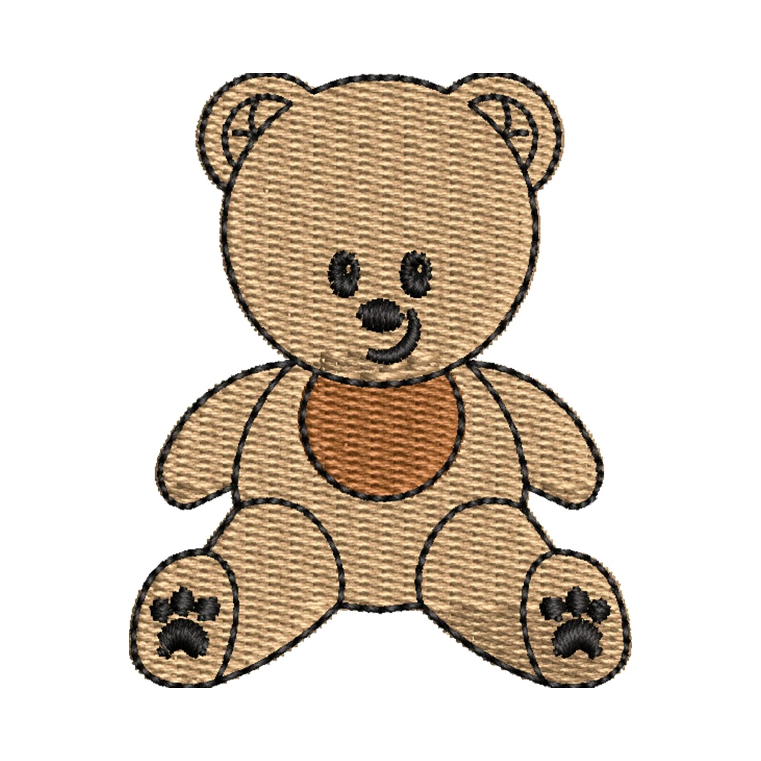 Teddy Bear Embroidery Design