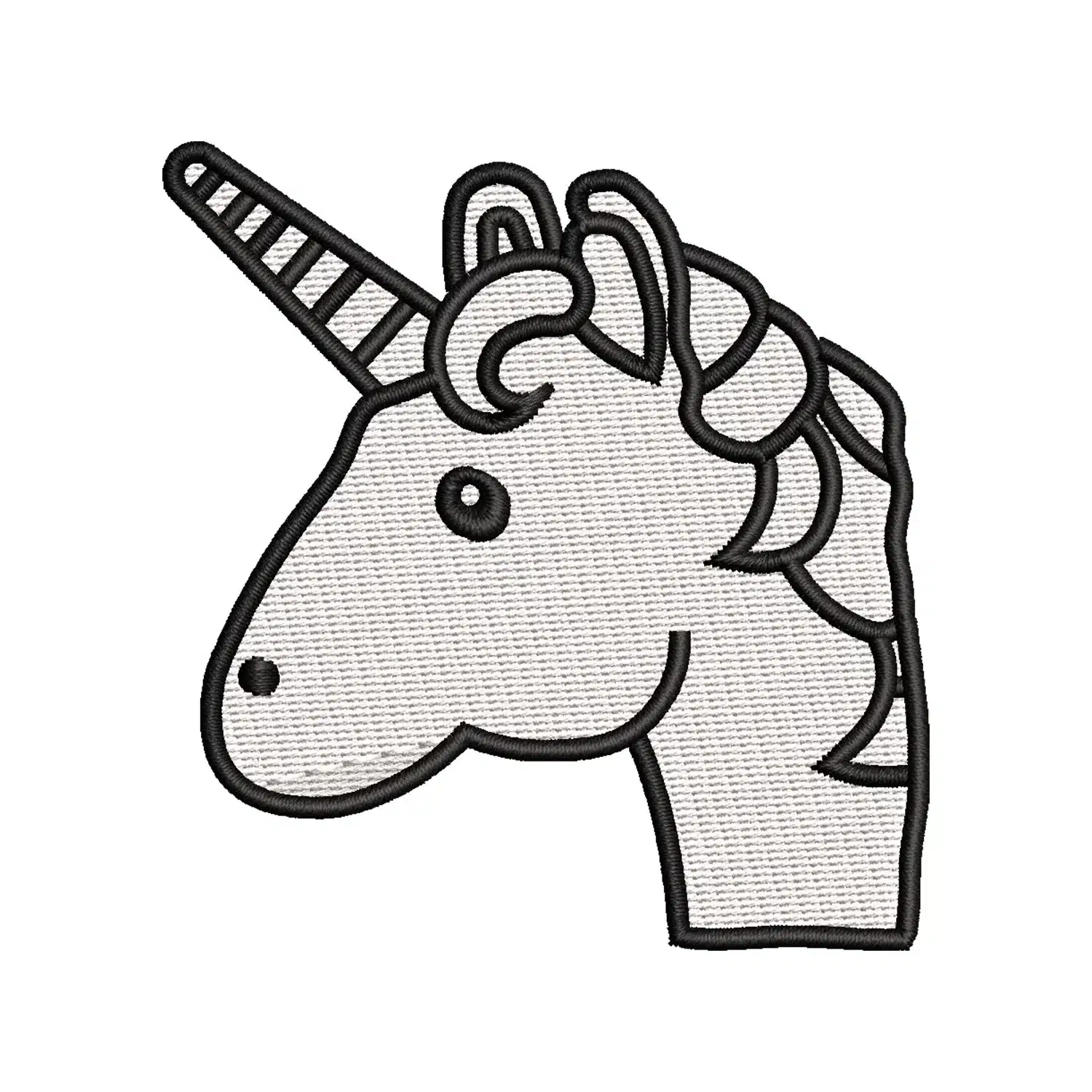 Unicorn Head Embroidery Design