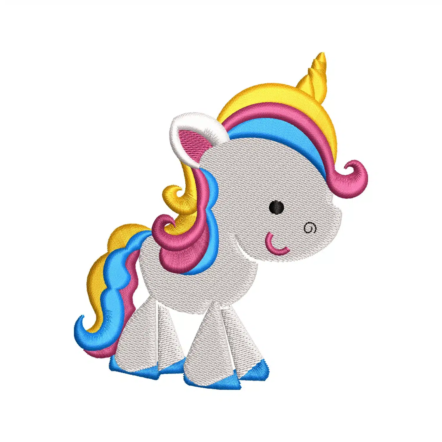 Unicorn Pony Embroidery Design