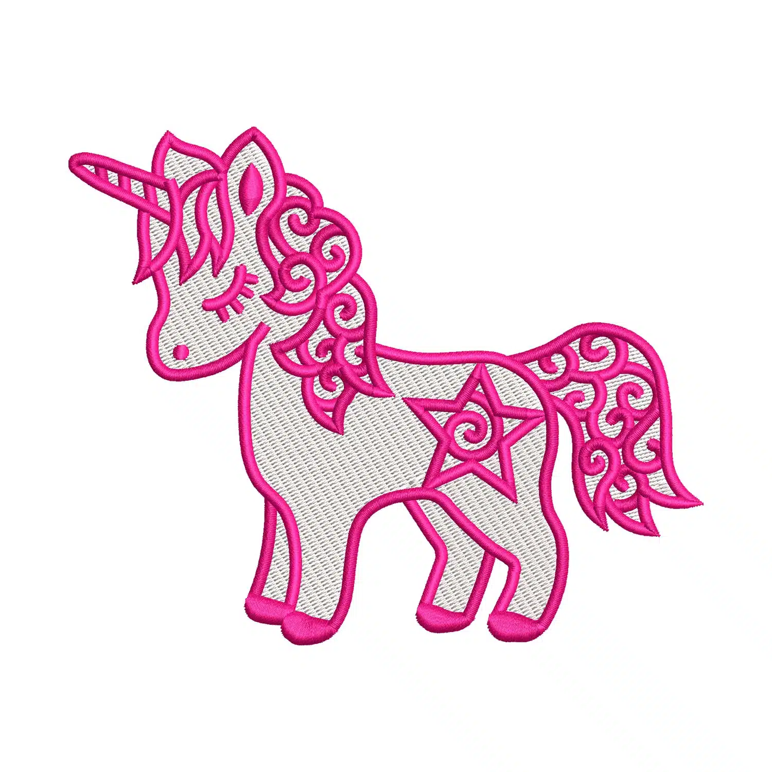 Unicorn Embroidery Design