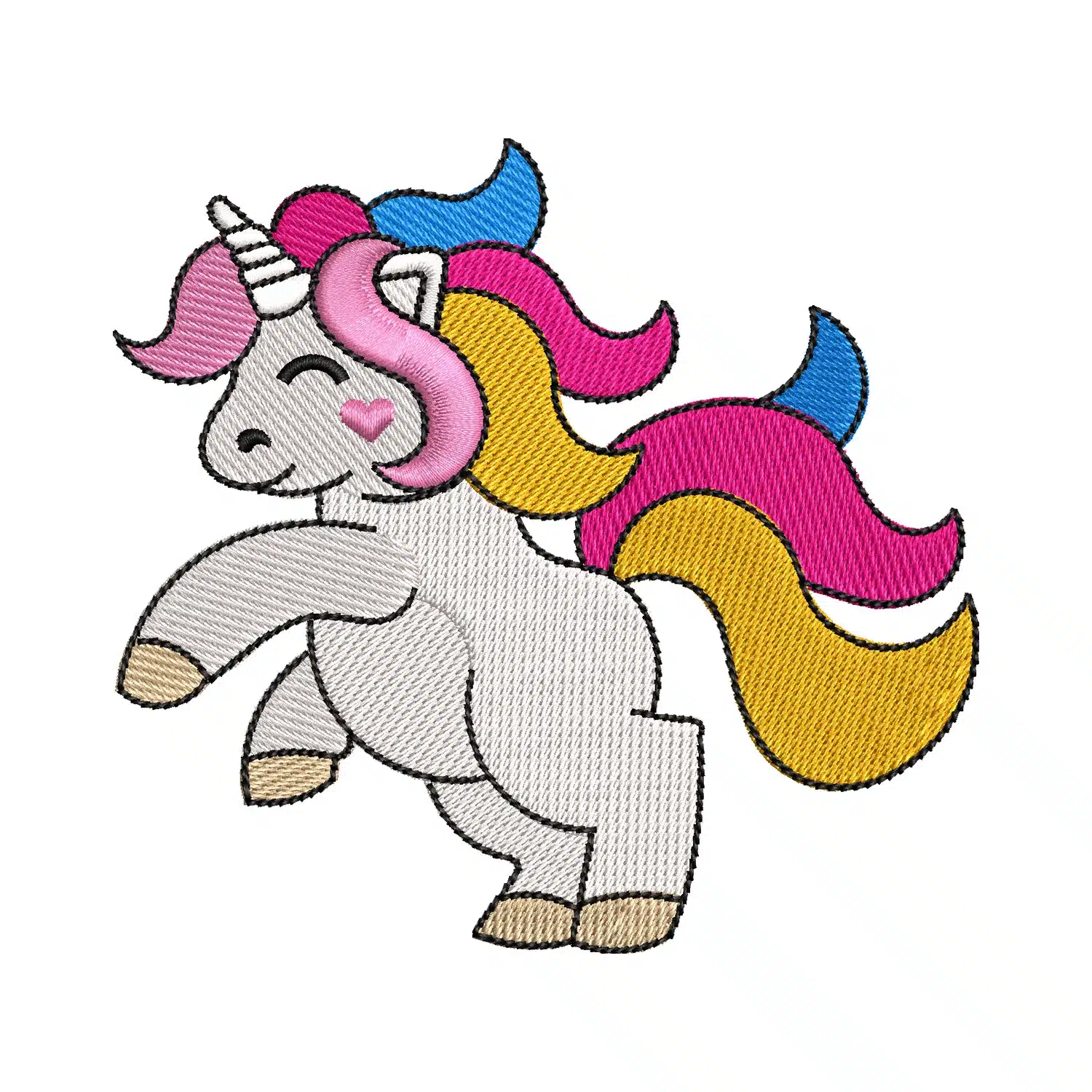 Unicorn Embroidery Design