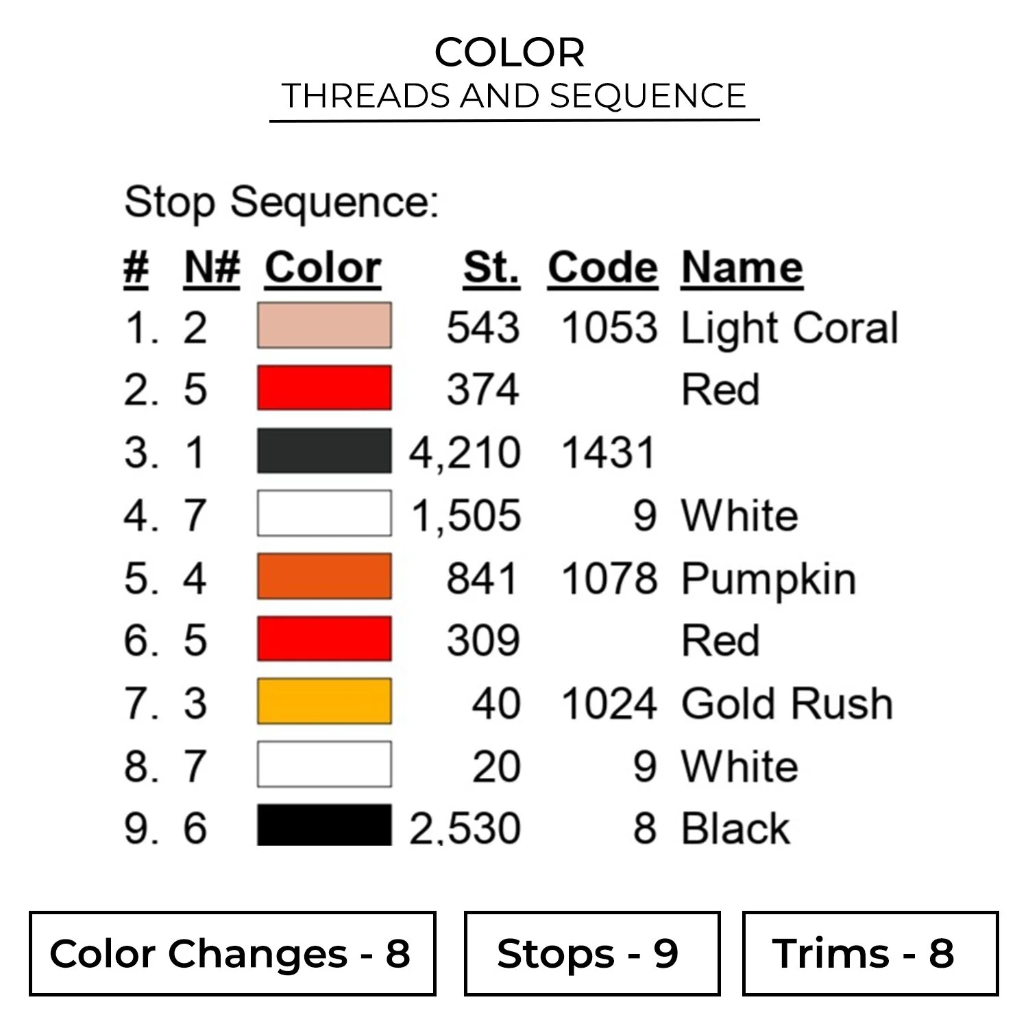 Rooster Embroidery Design - Animal Embroidery Design 2 Color AML75