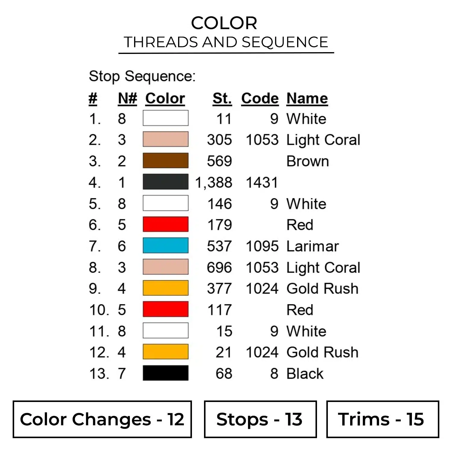 Rooster Hen Embroidery Design - Animal Embroidery Design 2 Color AML80