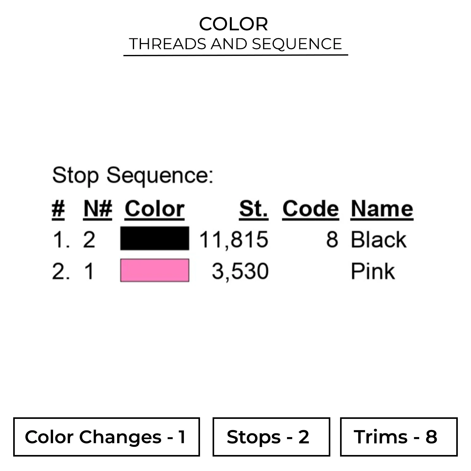 Skull Bunny Embroidery Design - Animal Embroidery Design 2 Color AML83