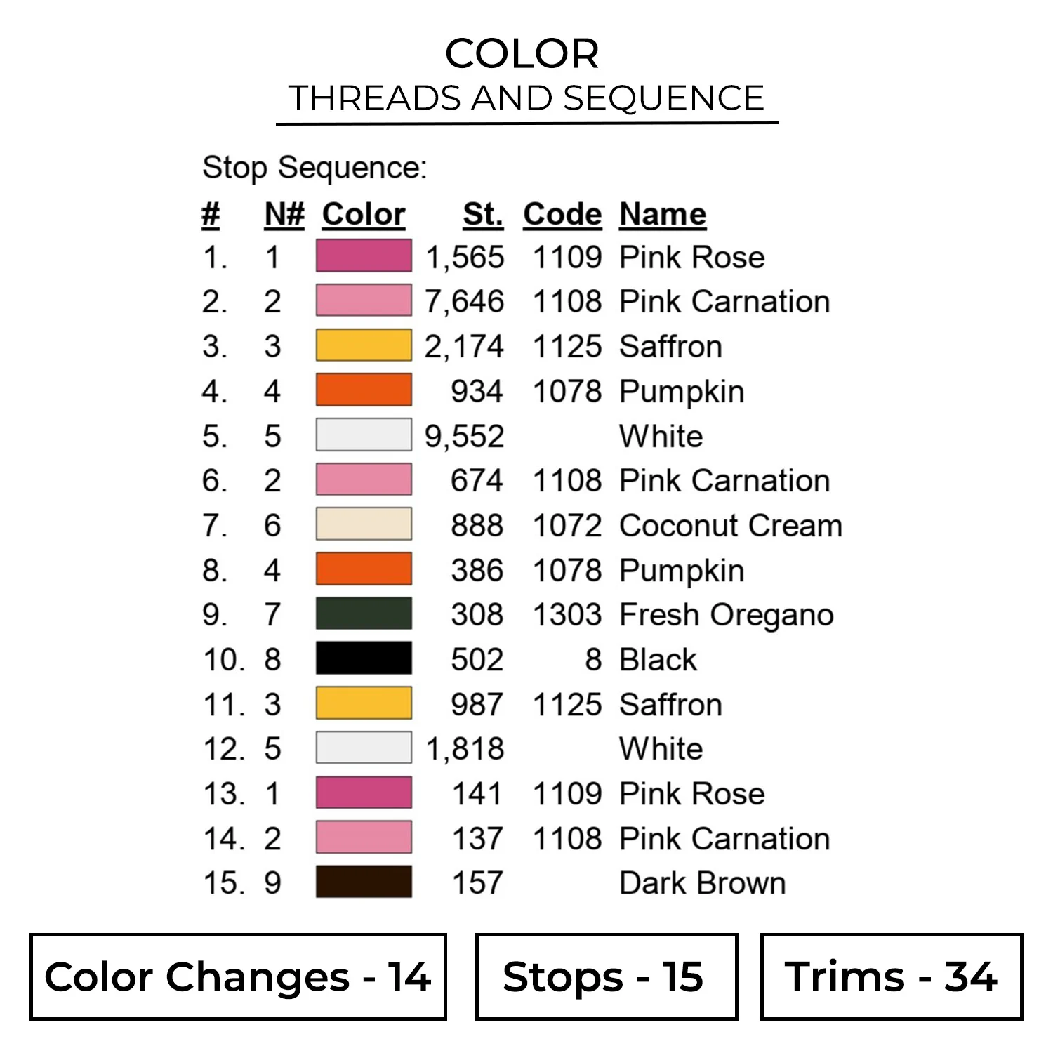 Ginger Cat Face Embroidery Design - Cat Embroidery Design 2 Color CAT42