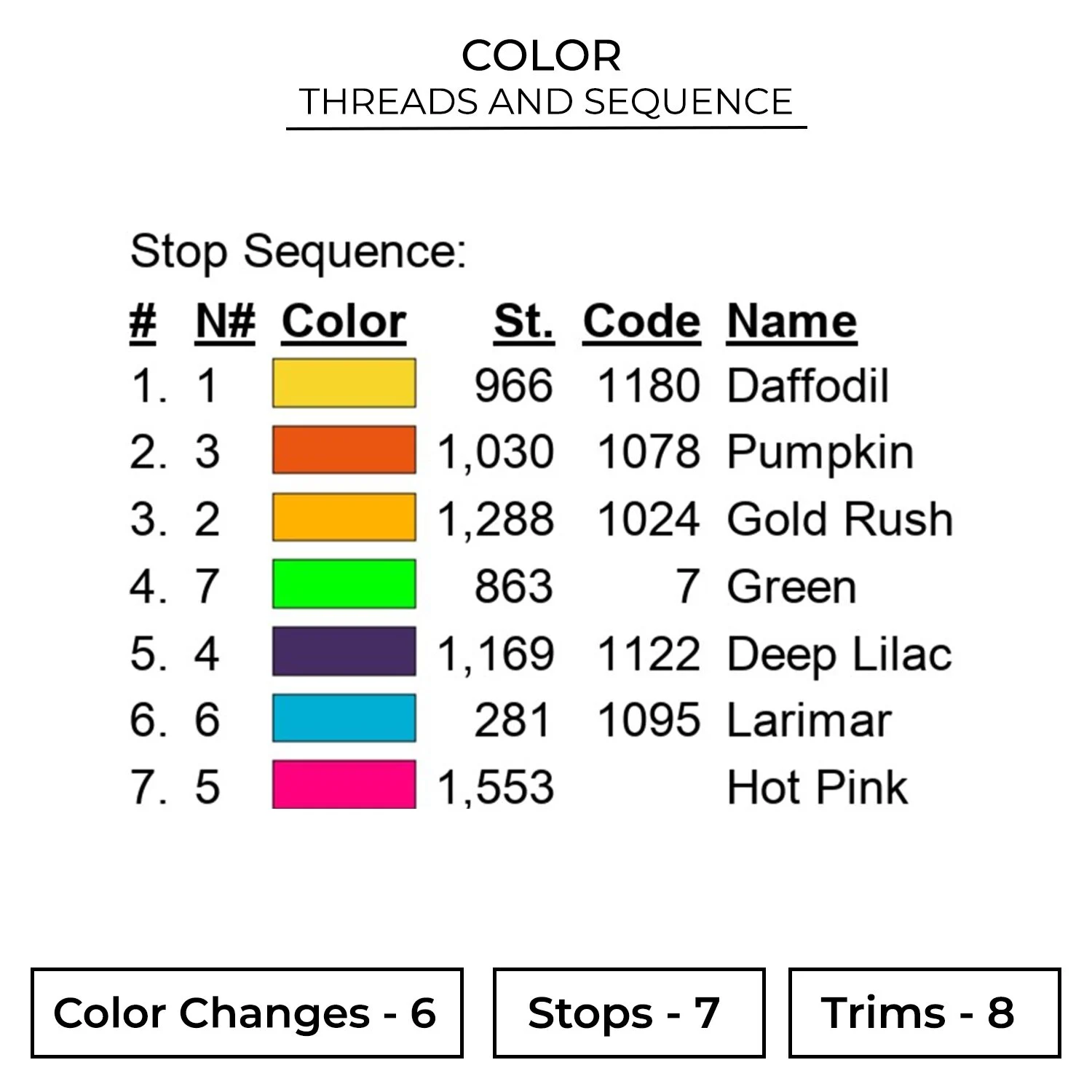 Adidas Embroidery Design - Adidas 2 Color FLG69