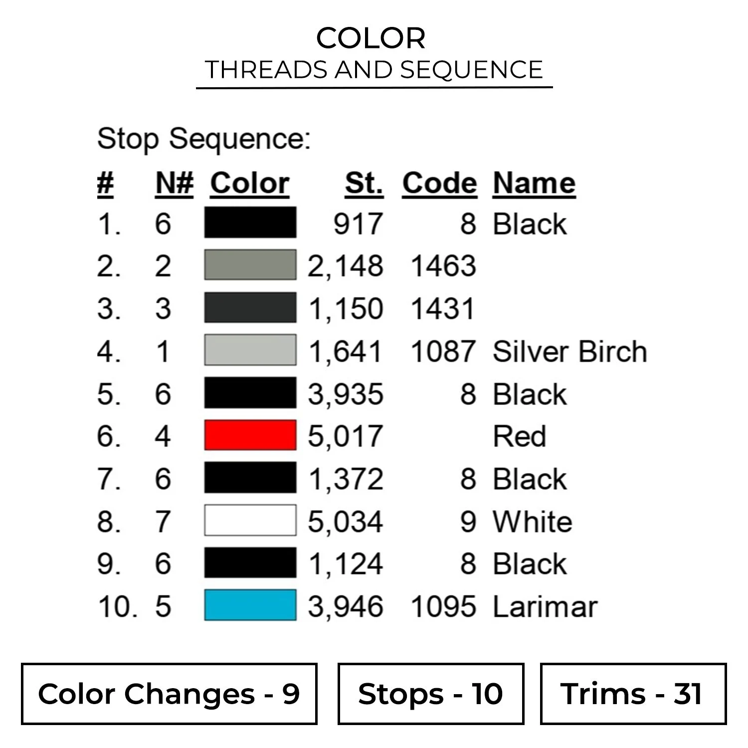 Air Max Embroidery Design 2 Color TAO24