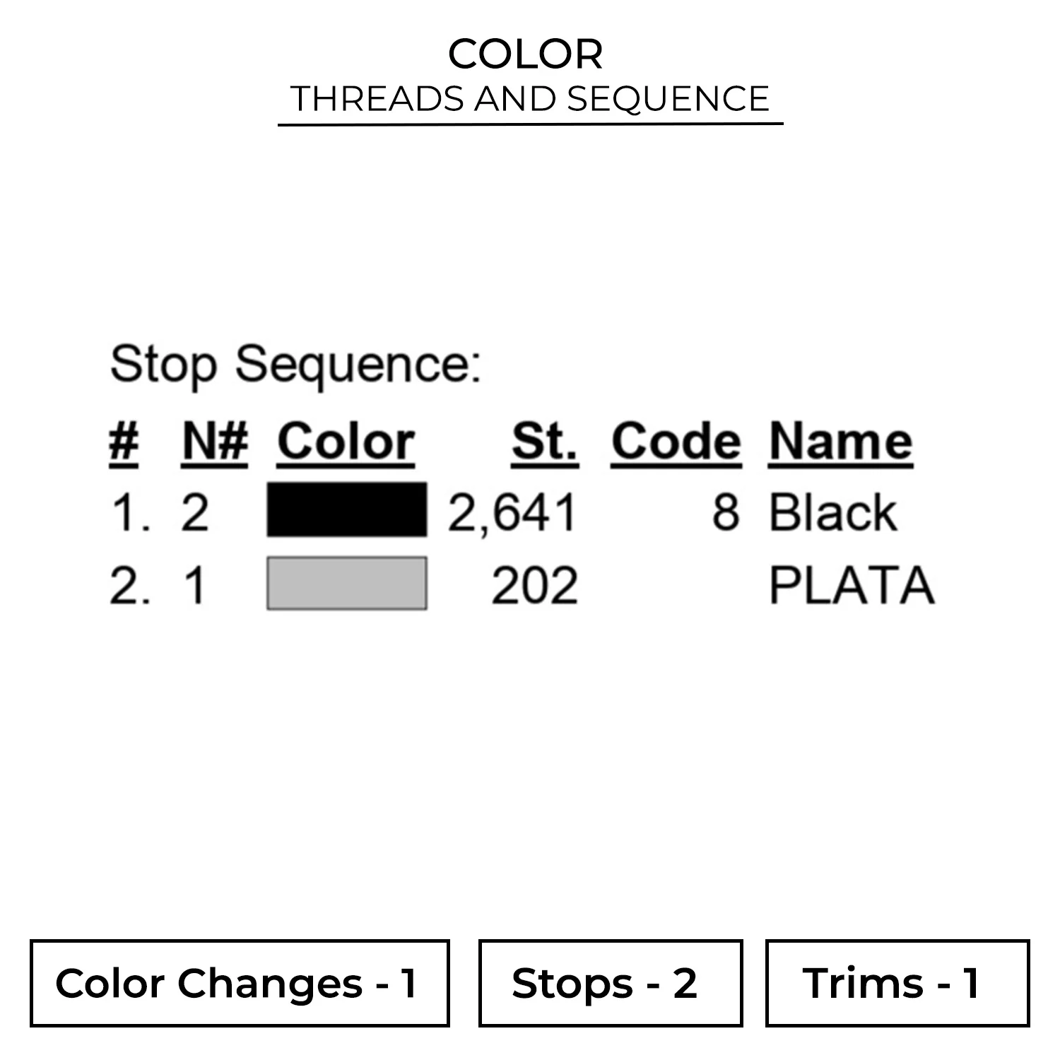 Chopper x Rifles Embroidery Design 2 Color TAO37