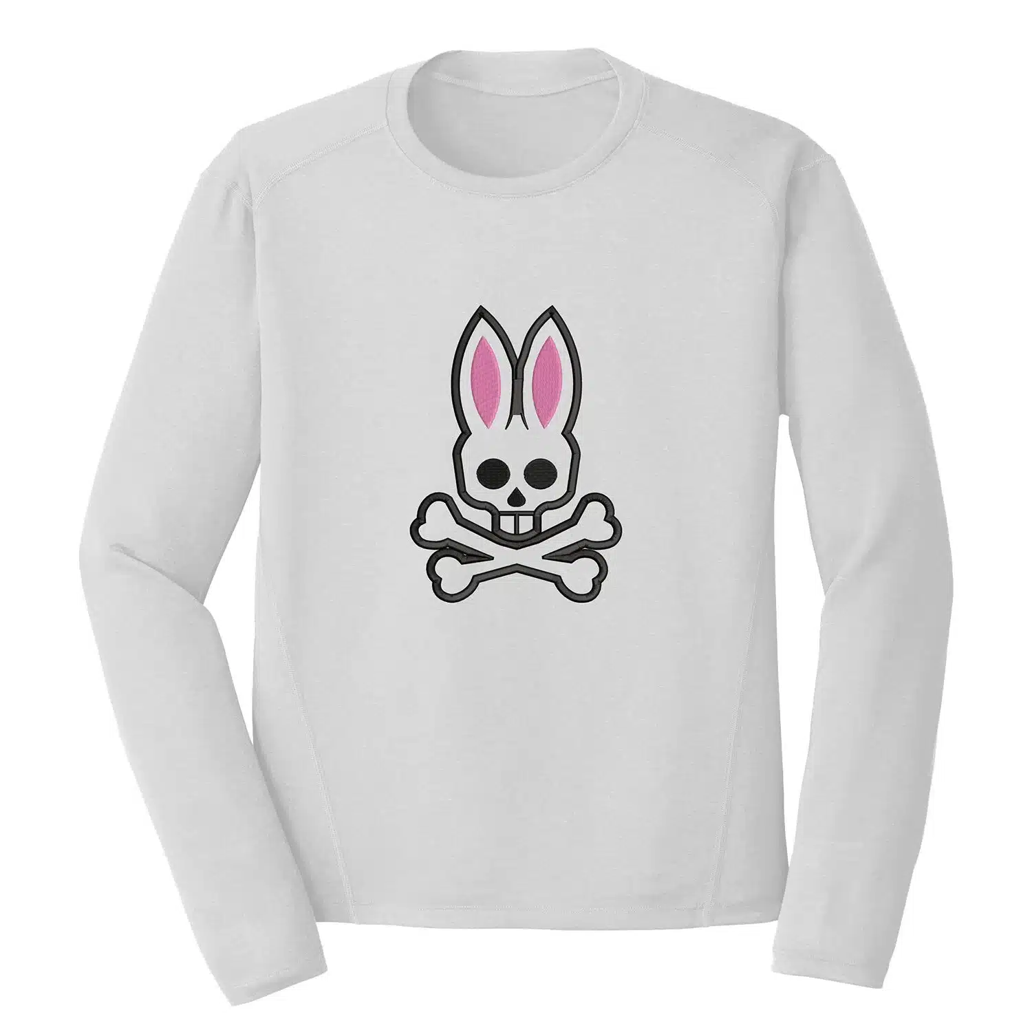 Skull Bunny Embroidery Design - Animal Embroidery Design 1 Mockup AML83
