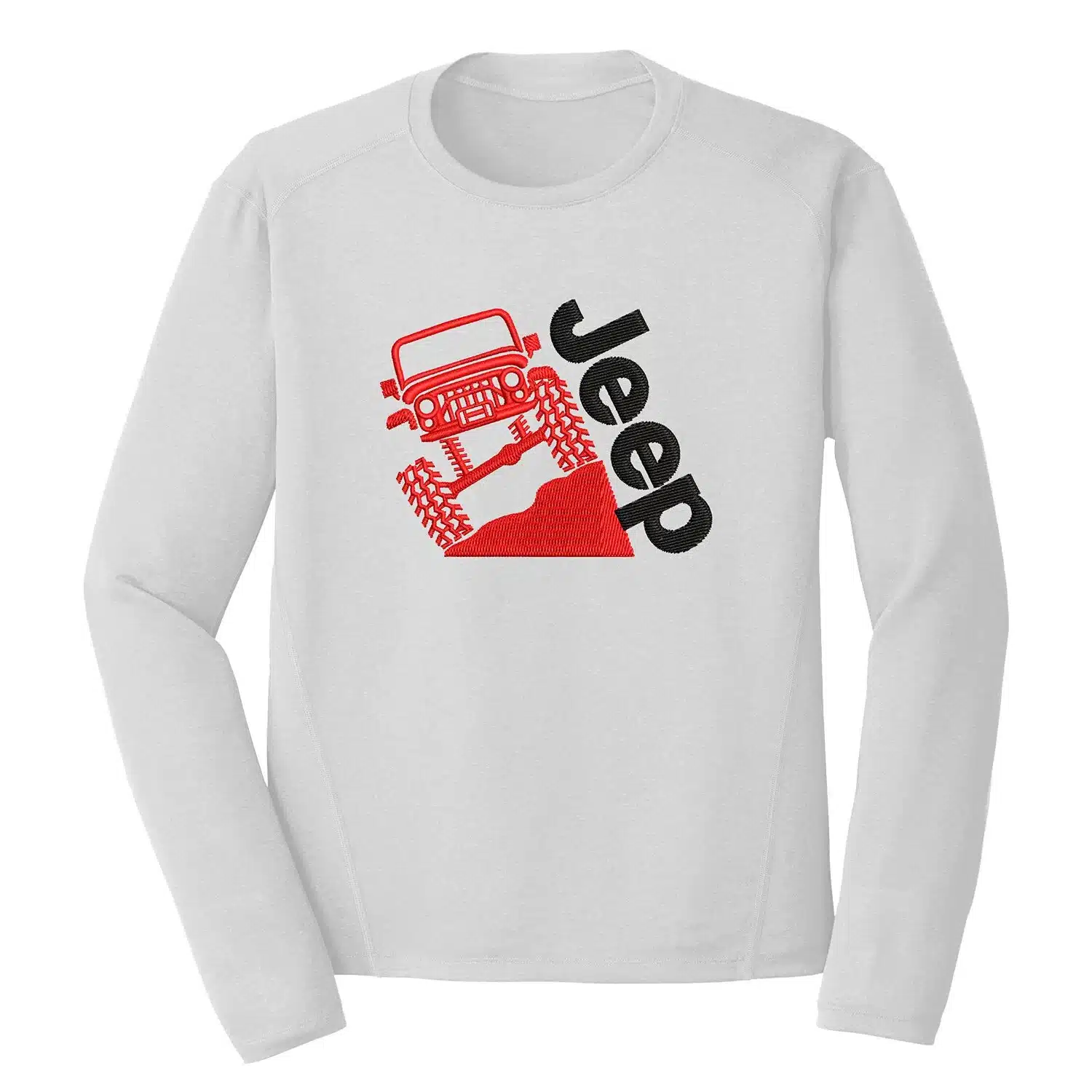 Off-Roading Jeep Embroidery Design 1 Mockup CAR84