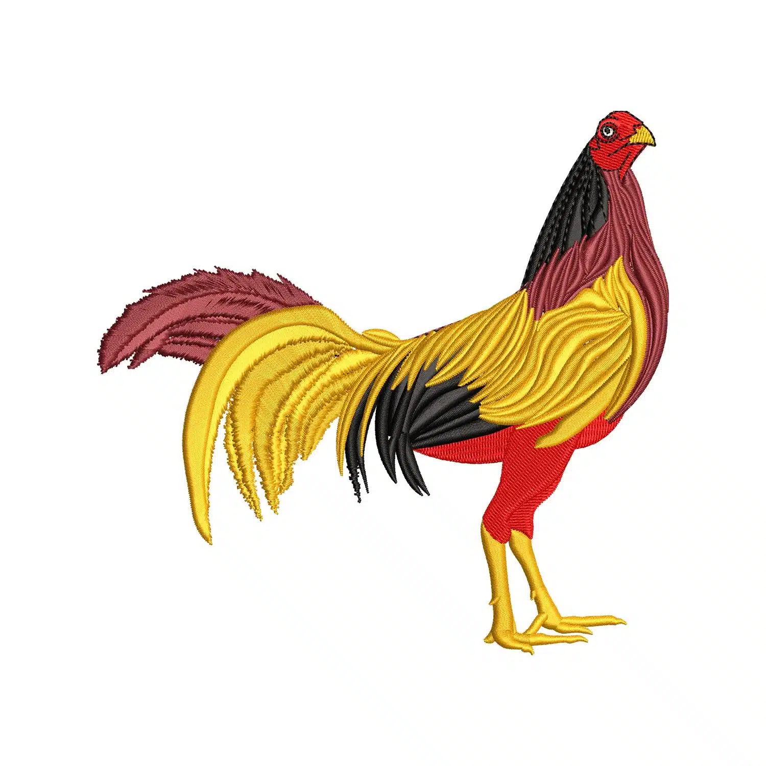 Rooster Embroidery Design Rooster Embroidery Design