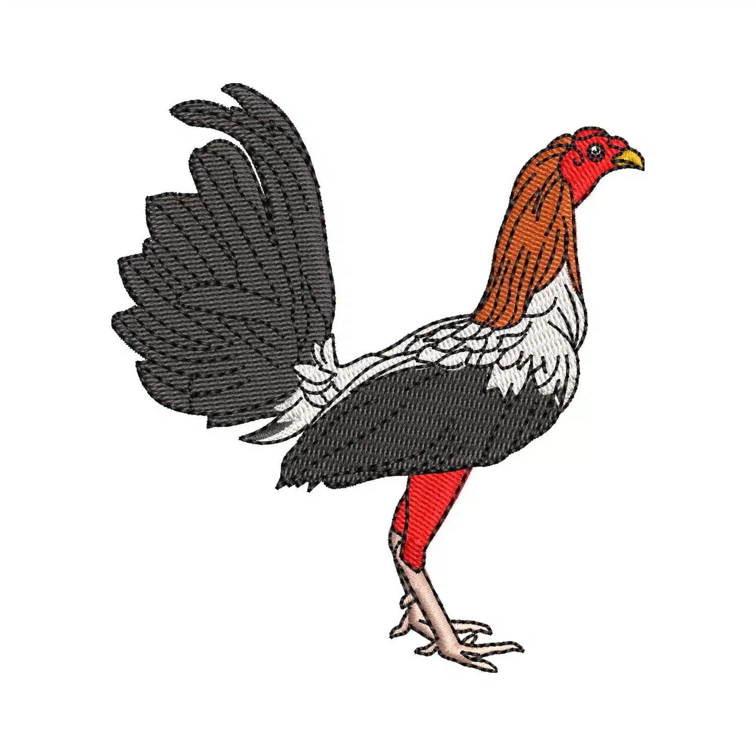 Rooster Embroidery Design Rooster Embroidery Design
