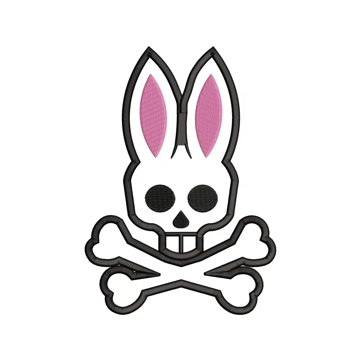 Skull Bunny Embroidery Design Skull Bunny Embroidery Design